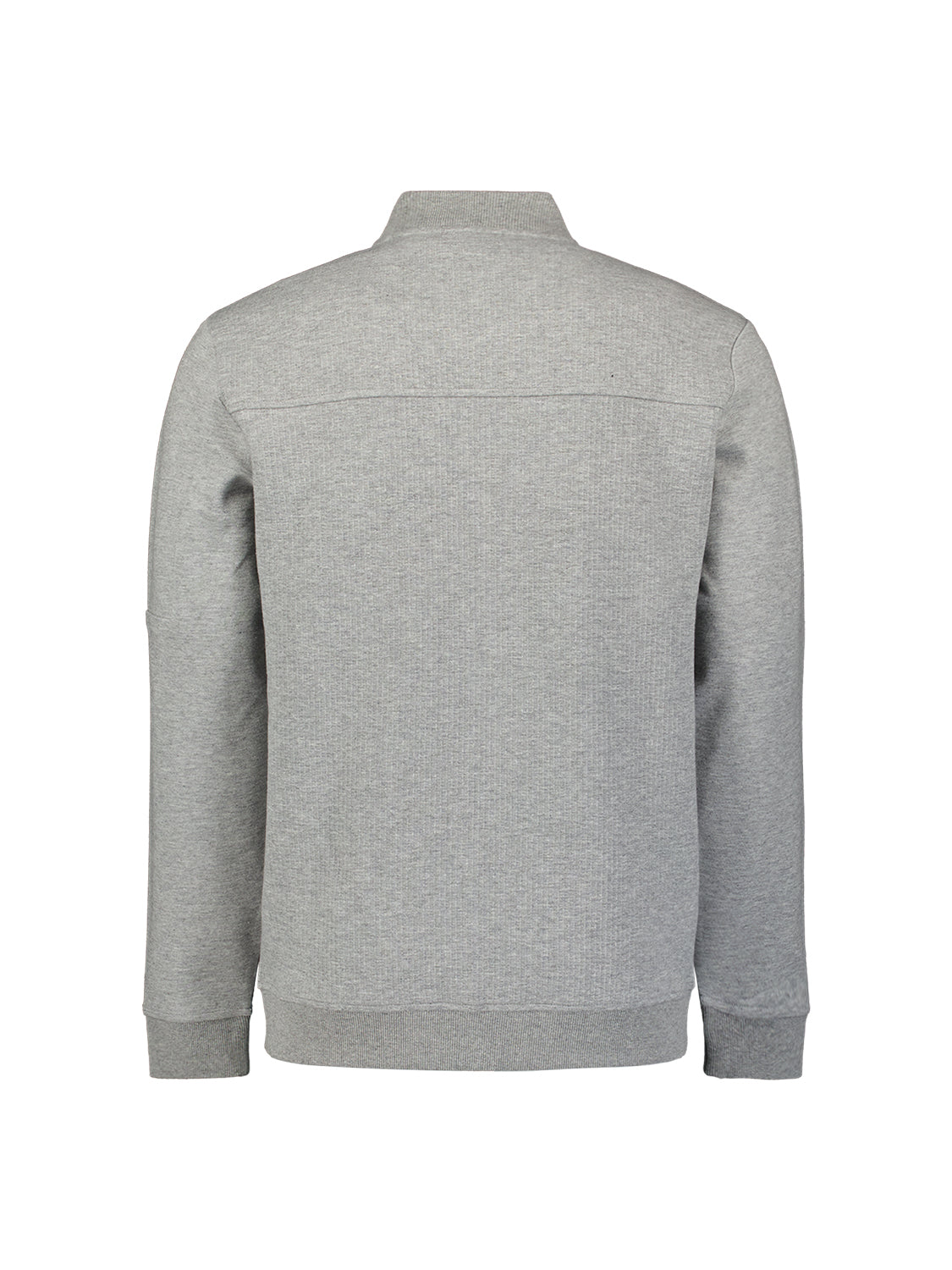 Pull bomber en jacquard | Grey Melange