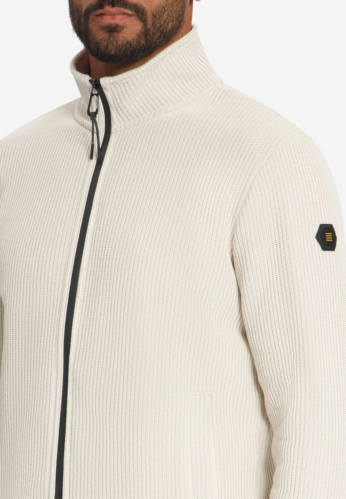 Pull côtelé zippé | Kit