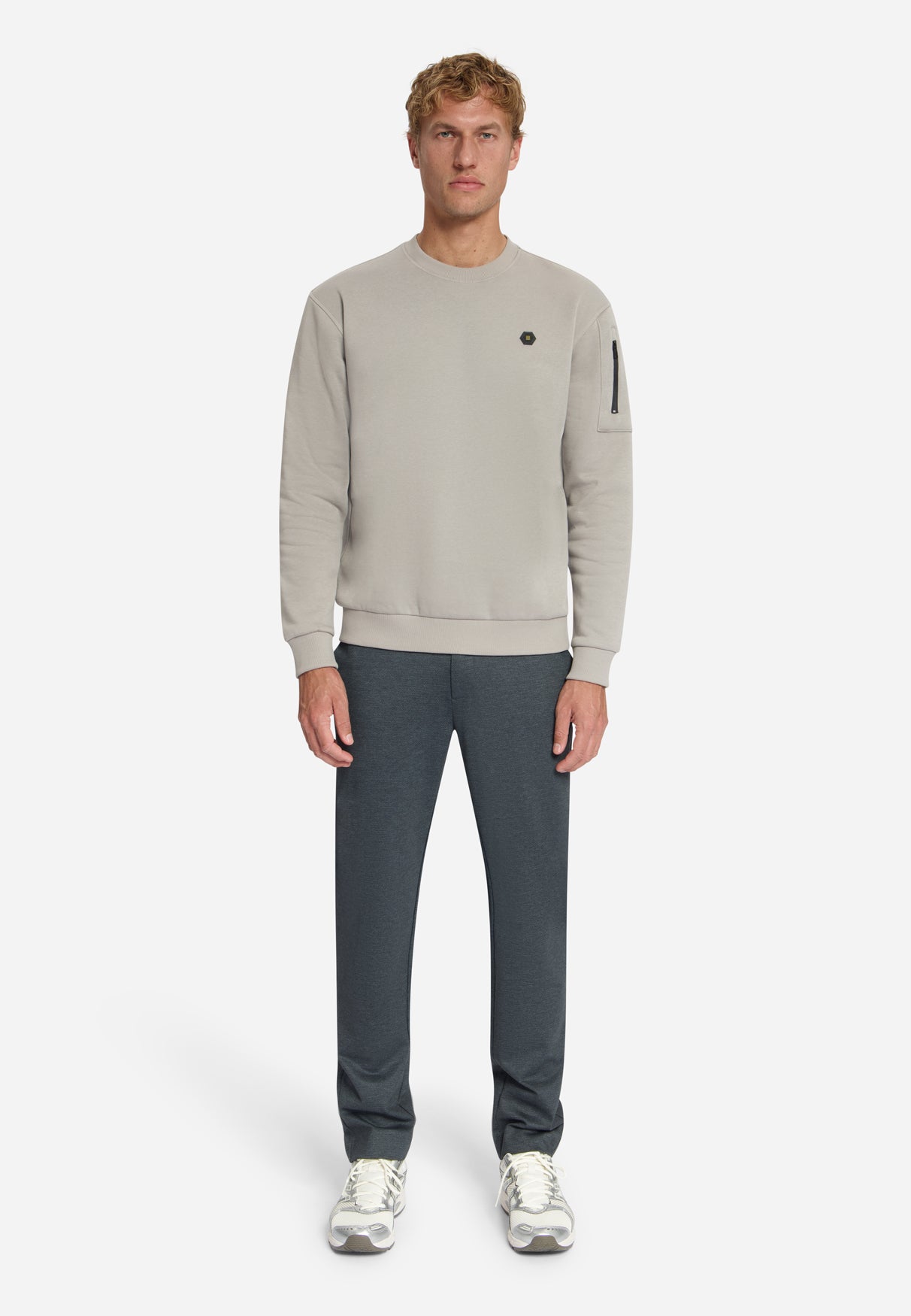 Crew Neck Sweater | Clay
