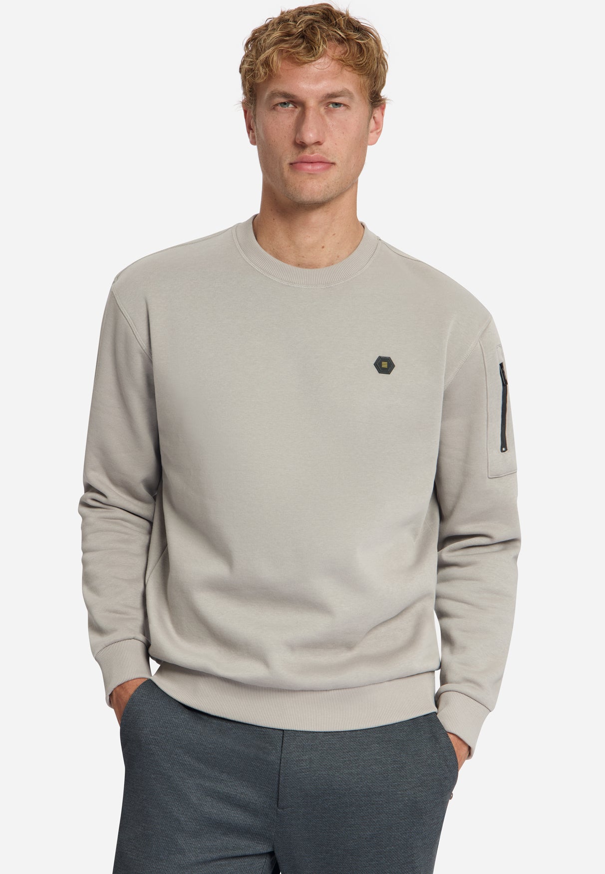 Crew Neck Sweater | Clay