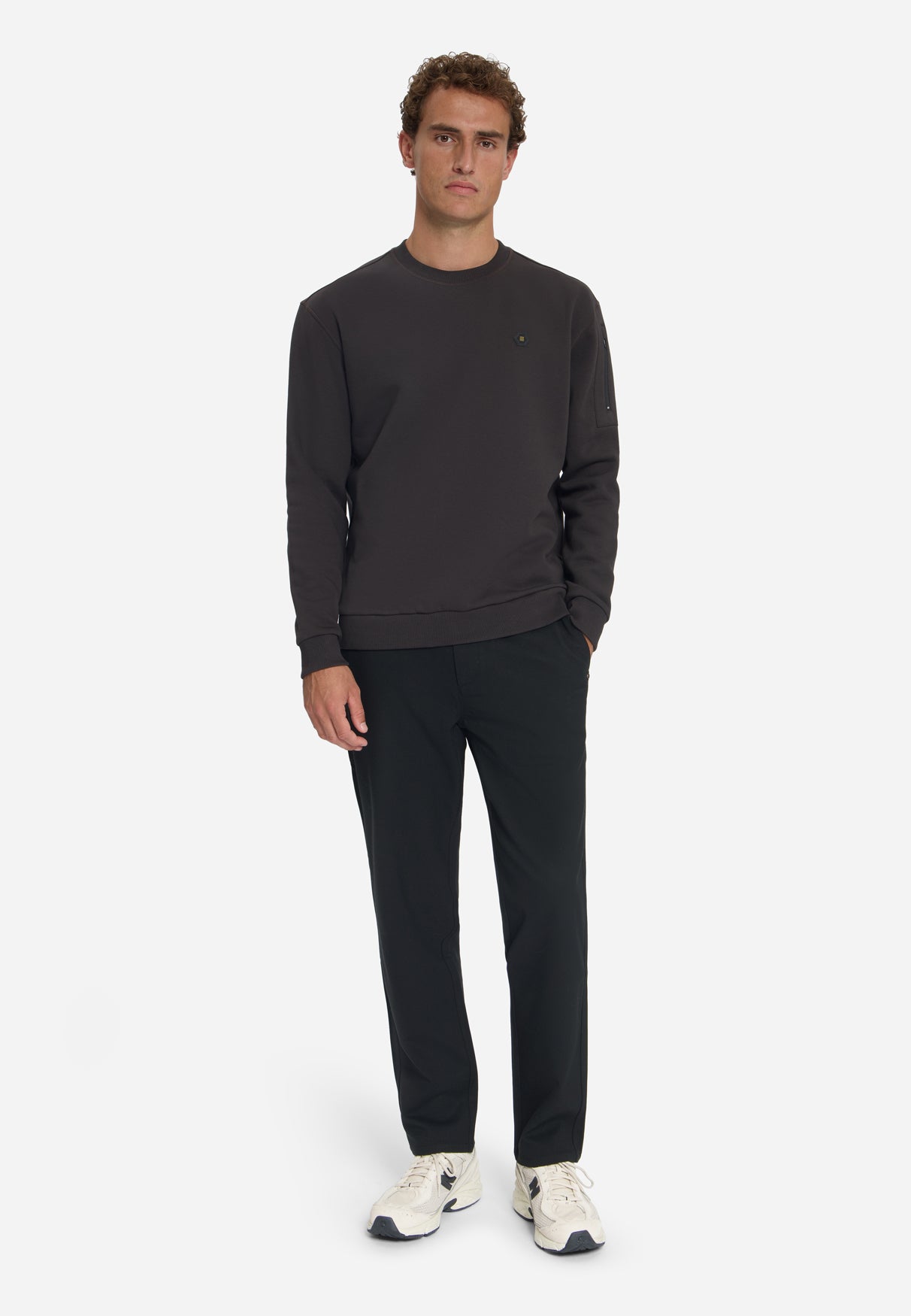 Sweat à Col Rond | Dark Brown