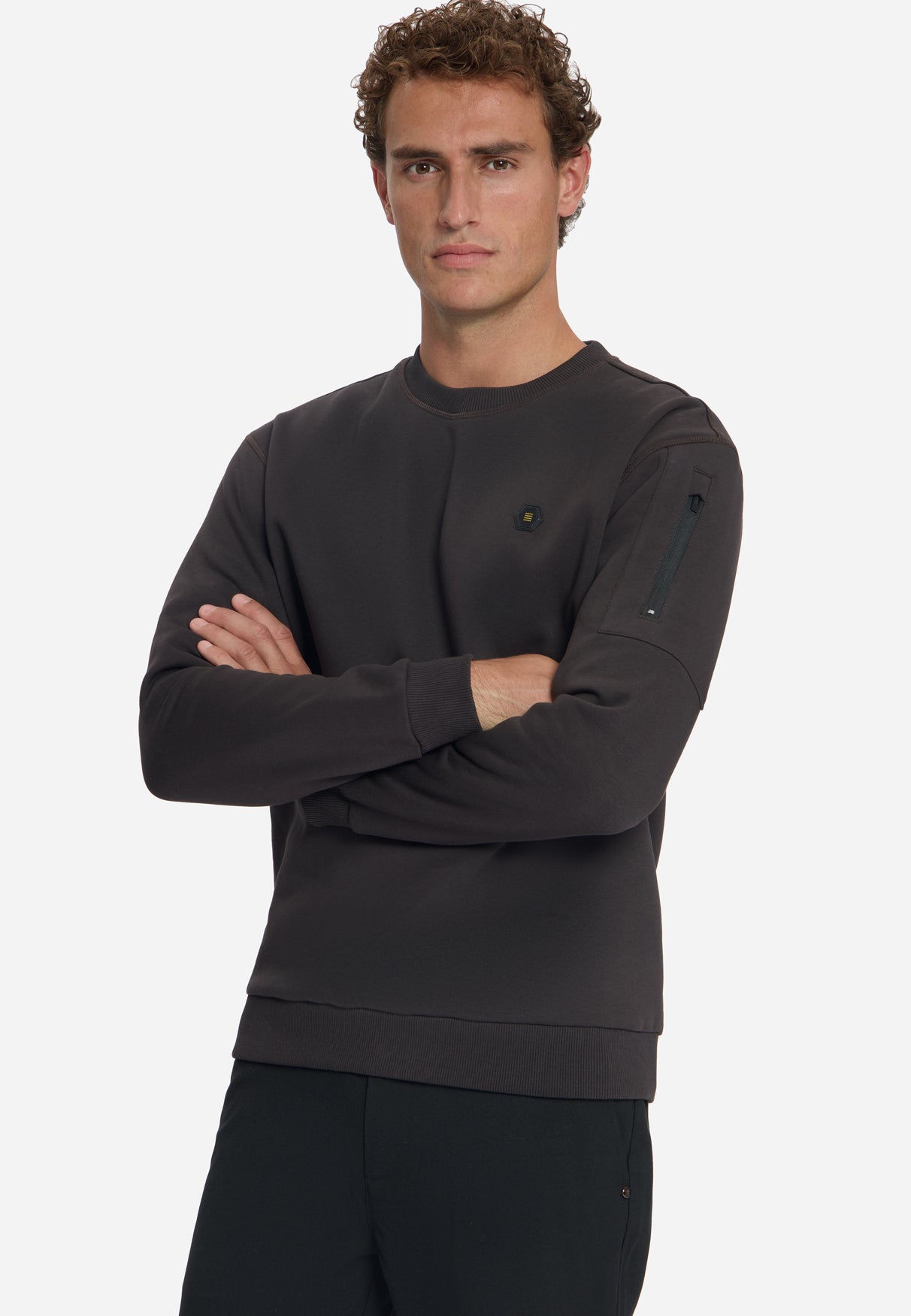 Sweat à Col Rond | Dark Brown