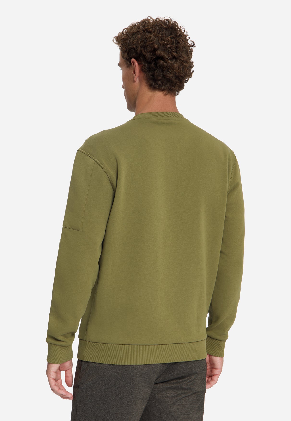Crew Neck Sweater | Moss