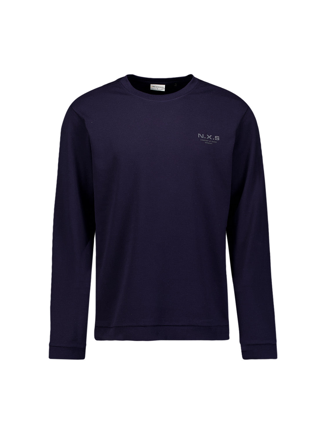 T-shirt Interlock à Manches Longues | Dark Night