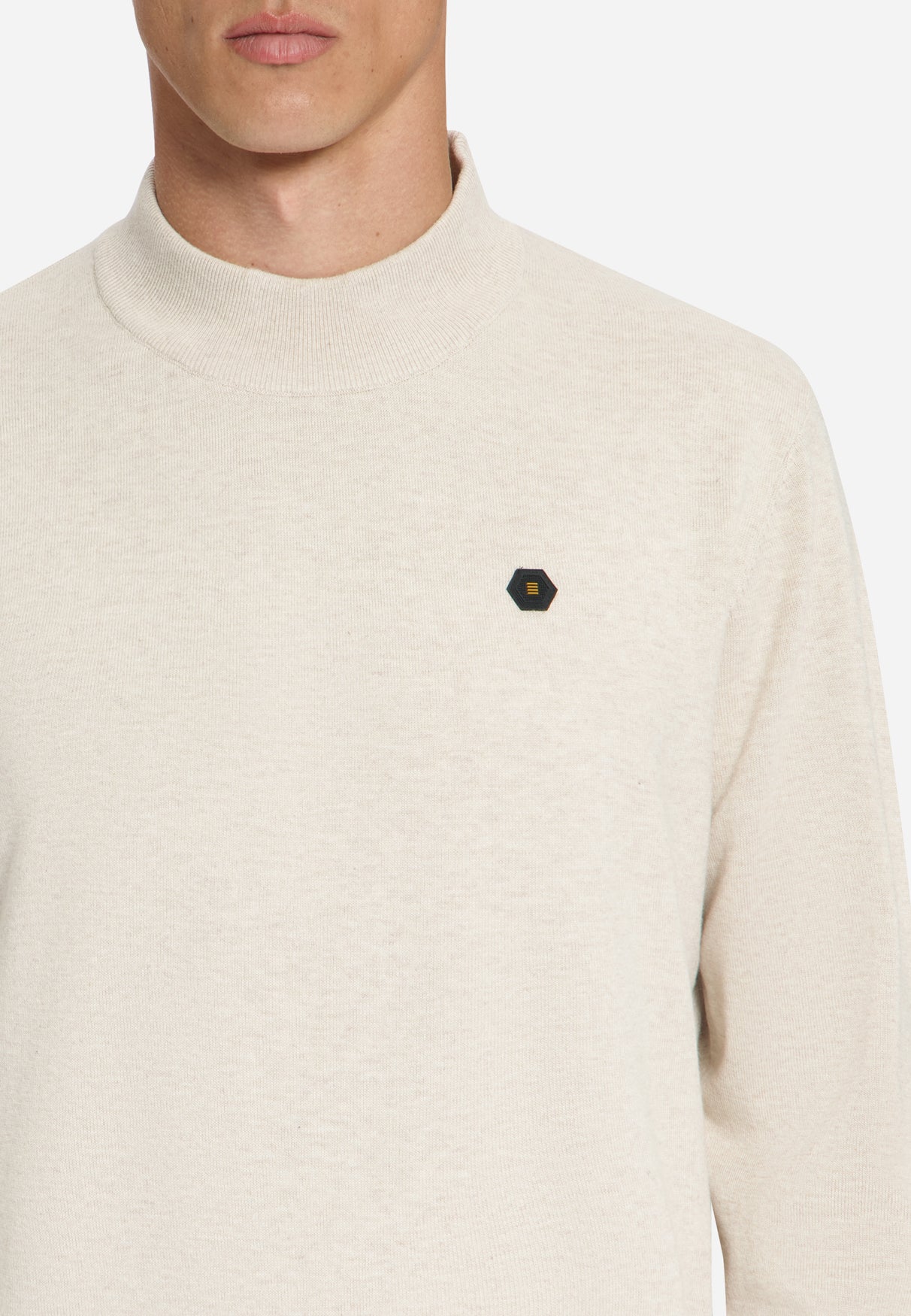 Pull à col roulé en maille fine | Stone