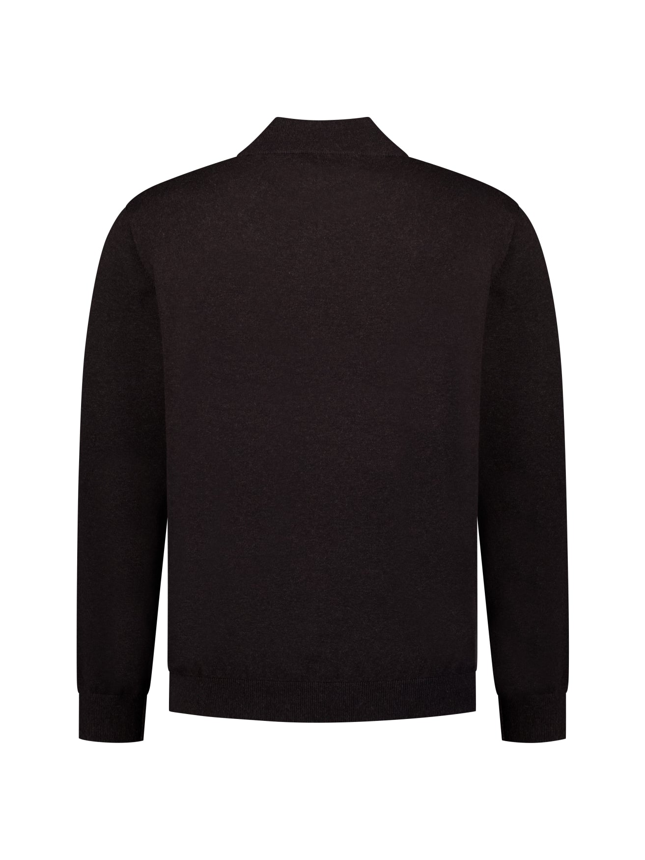 Fine Knit Turtleneck Jumper | Dark Brown