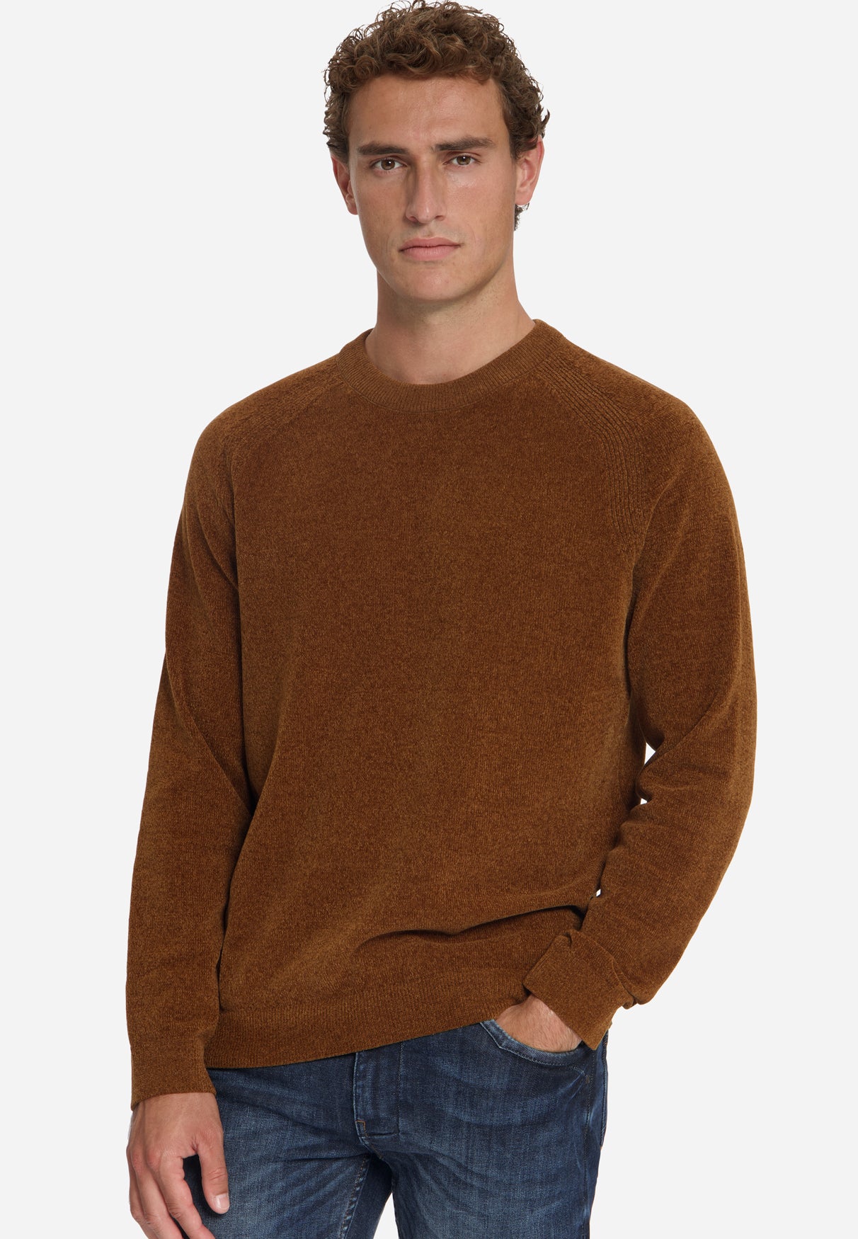 Pull en Chenille | Caramel