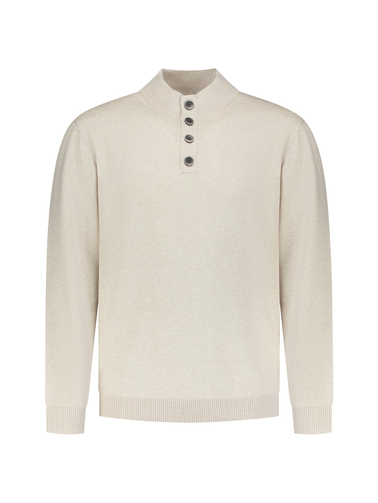 Pull à col boutonné | Stone