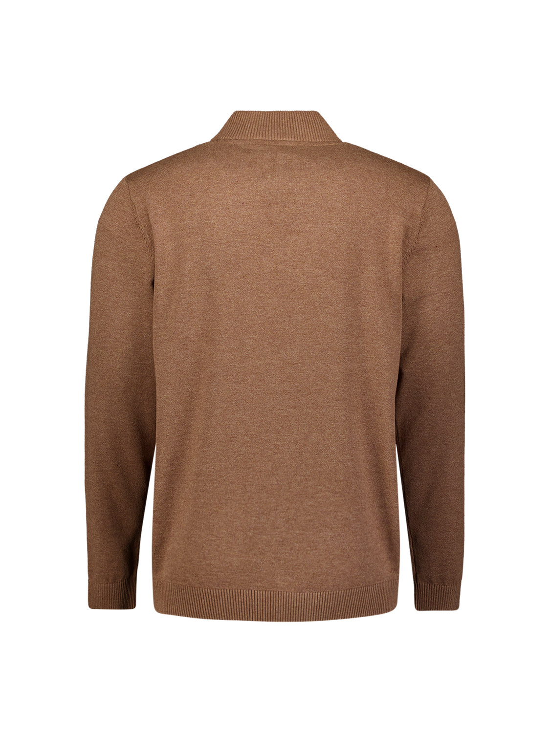 Pull à col boutonné | Marron clair