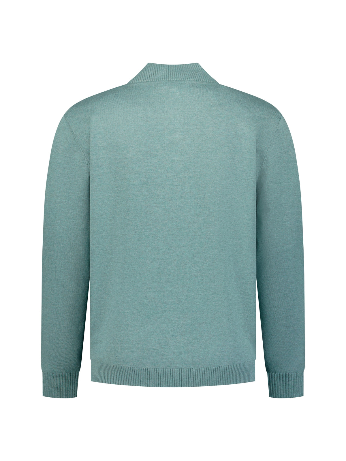 Pull à col boutonné | Bleu poudré