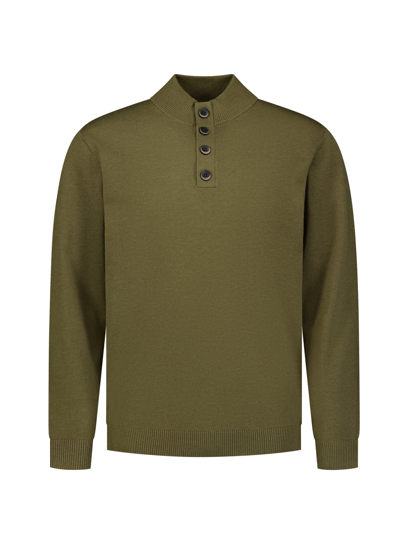 Pull à col boutonné | Moss