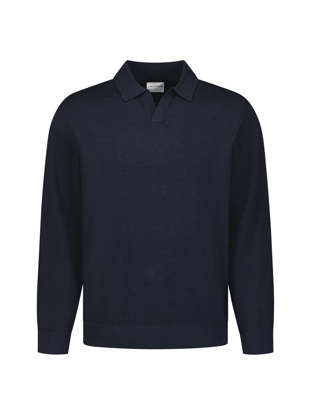 Polo en maille fine | Dark Night