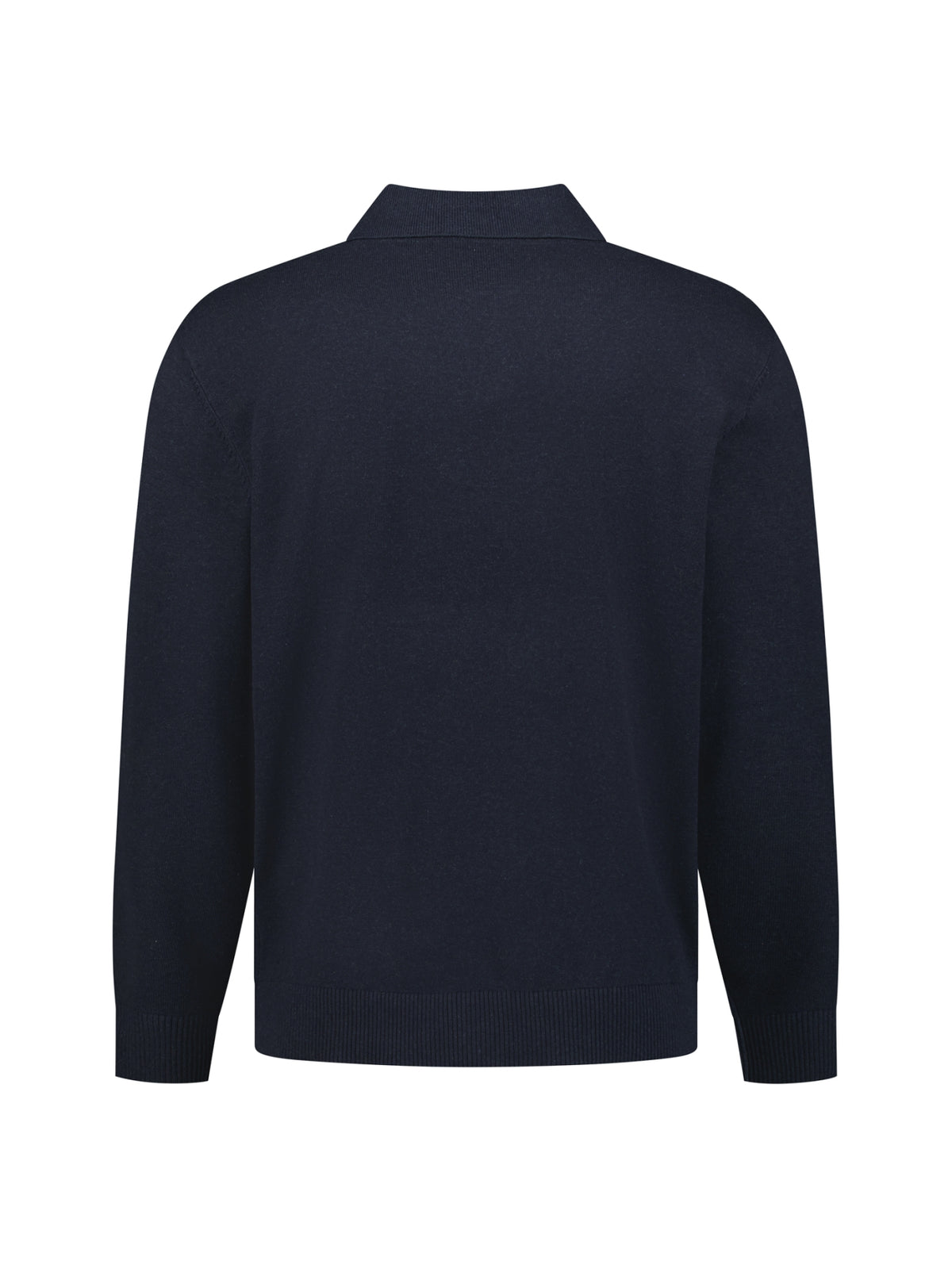 Polo en maille fine | Dark Night
