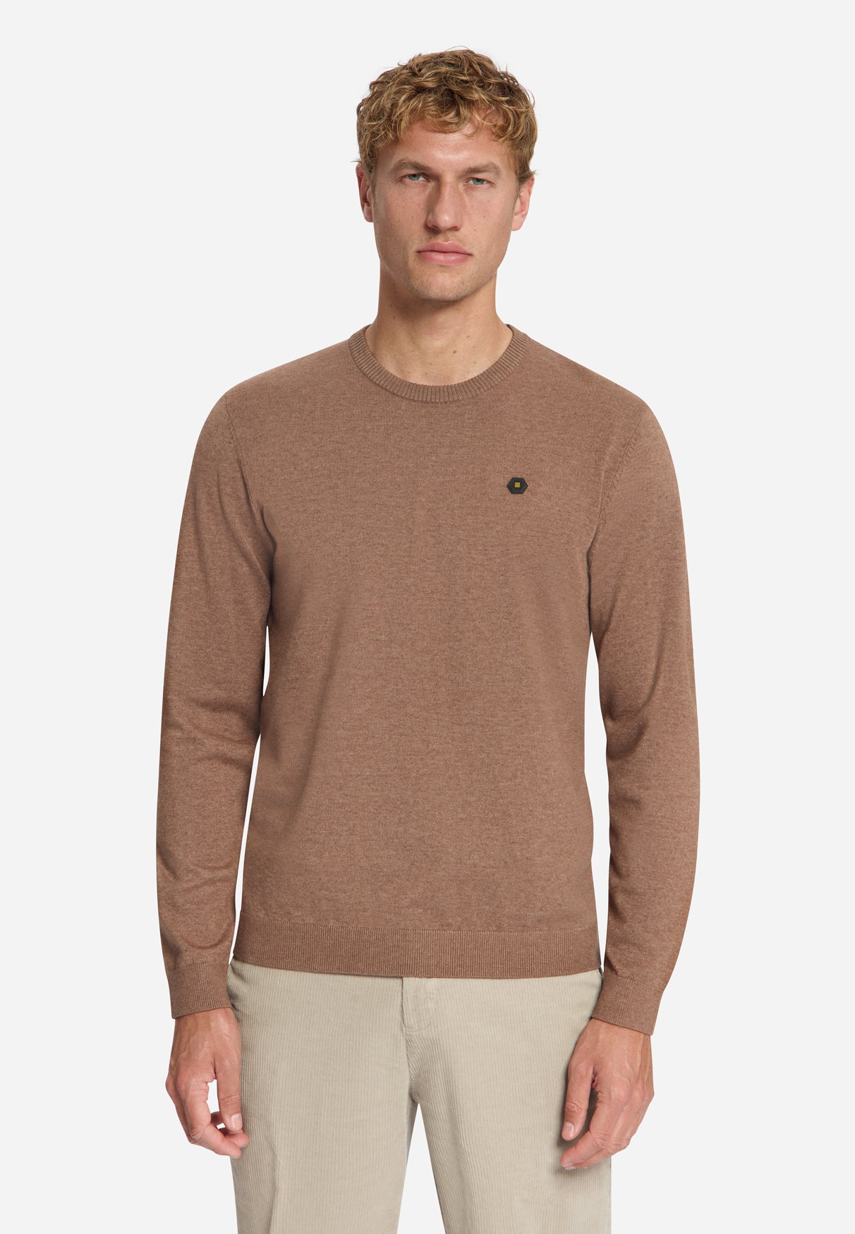 Melange Jumper | Light Brown