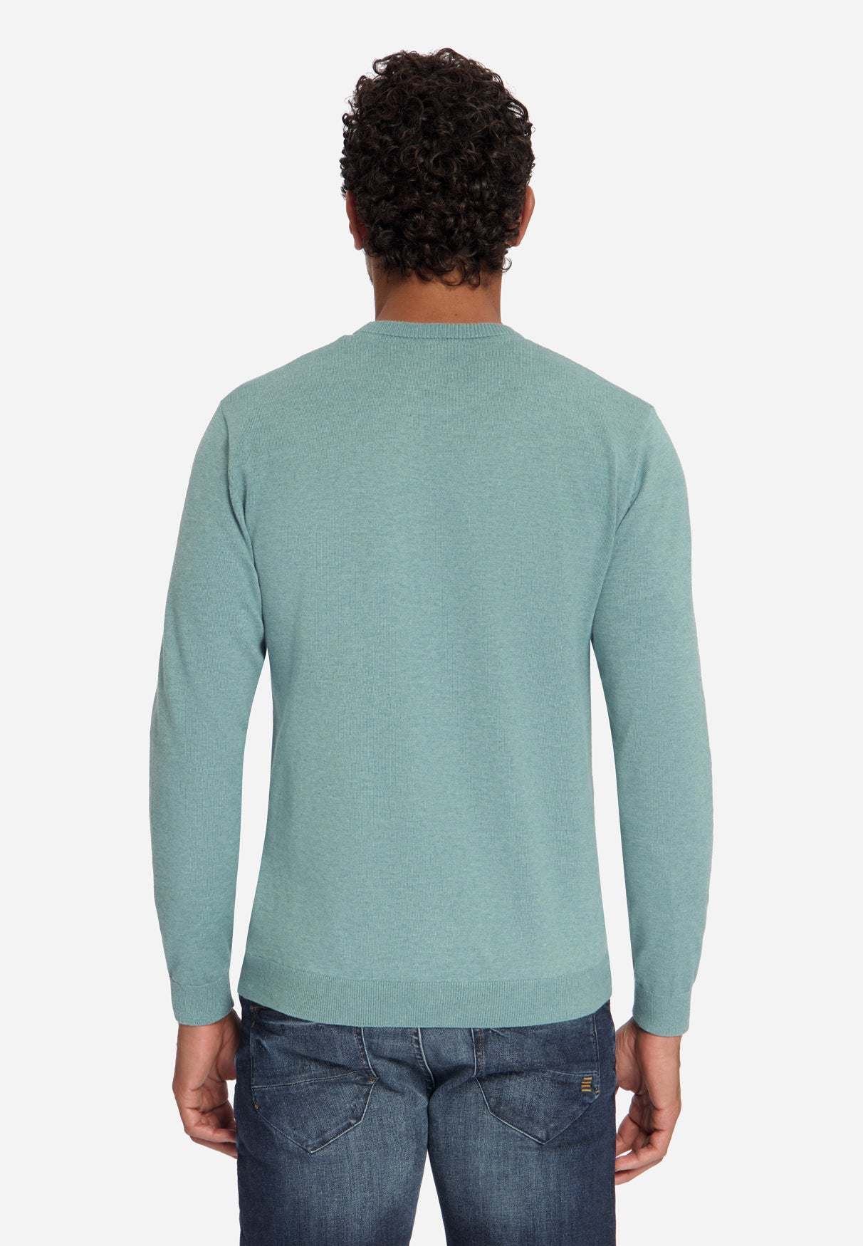 Melange Jumper | Dusty Blue