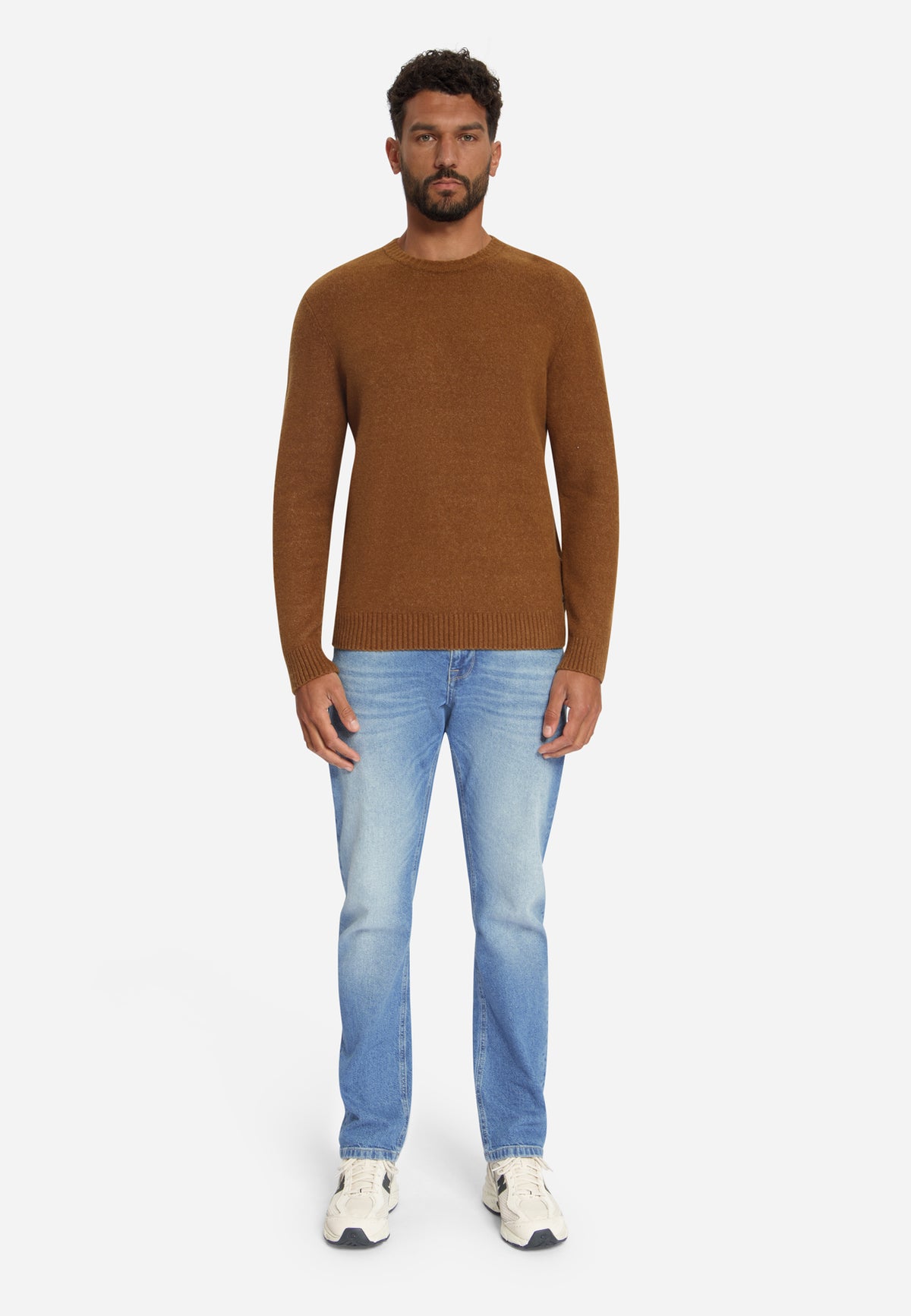 Pull léger chiné | Caramel