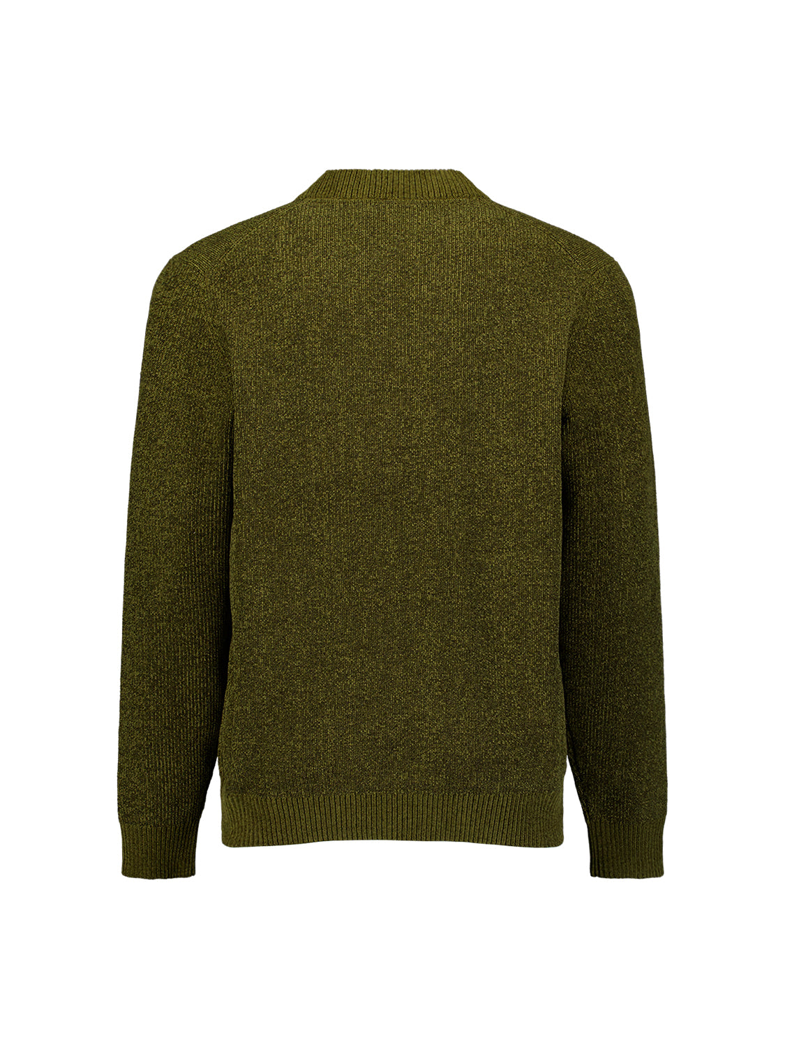 Soft V-Neck Jumper | Moss