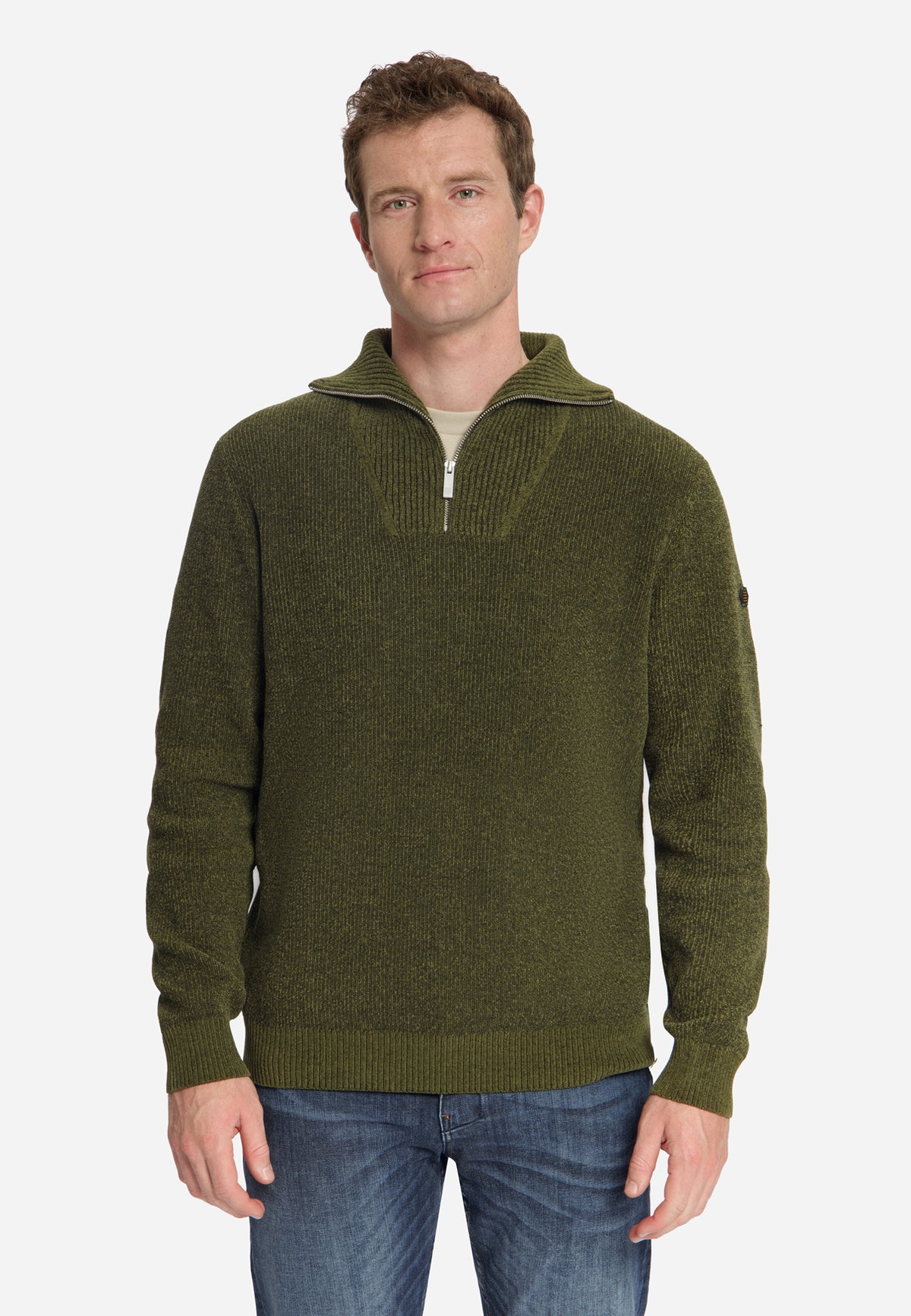 Pull doux à demi-zip | Moss