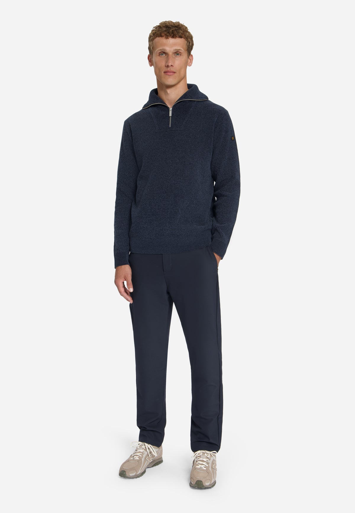 Pull doux à demi-zip | Dark Night