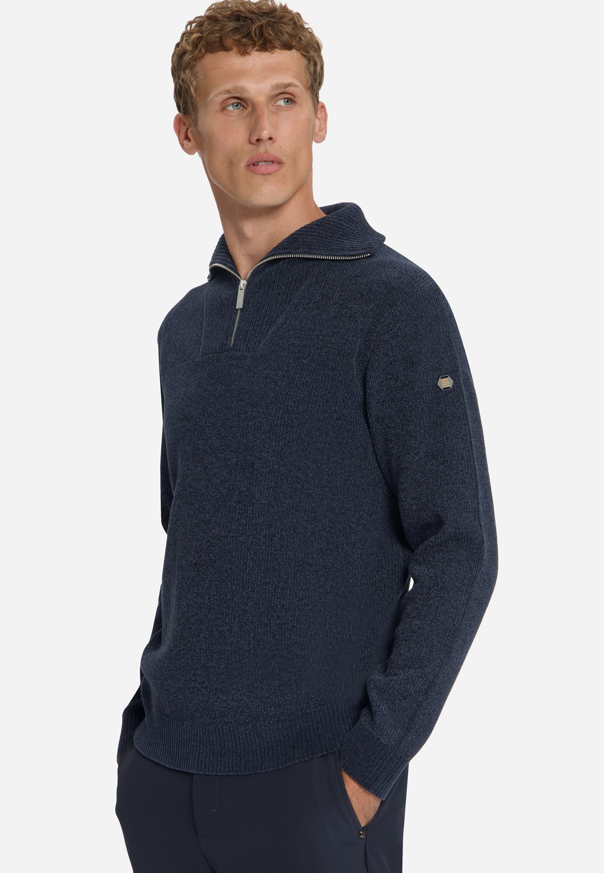 Pull doux à demi-zip | Dark Night