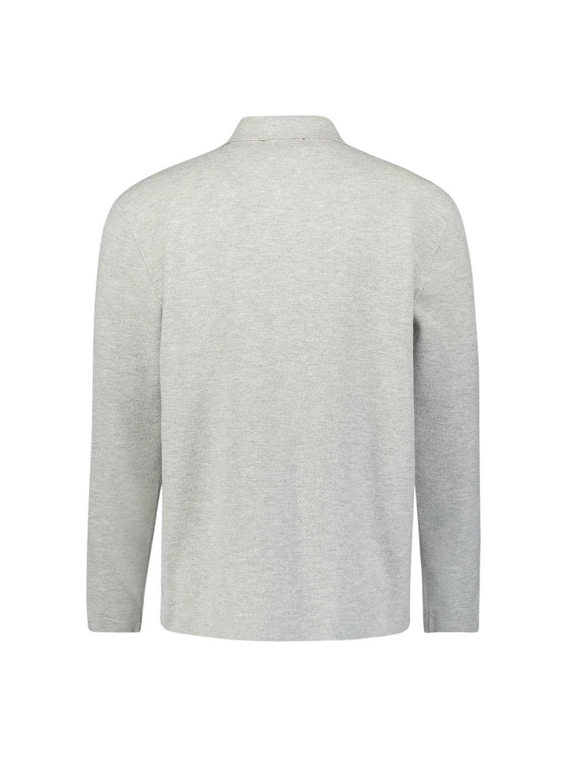 Cardigan en maille zippé | Light Grey Melange