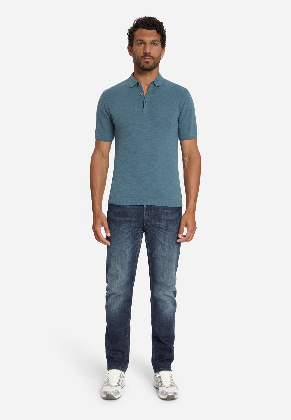 Slub Polo | Shadow Blue