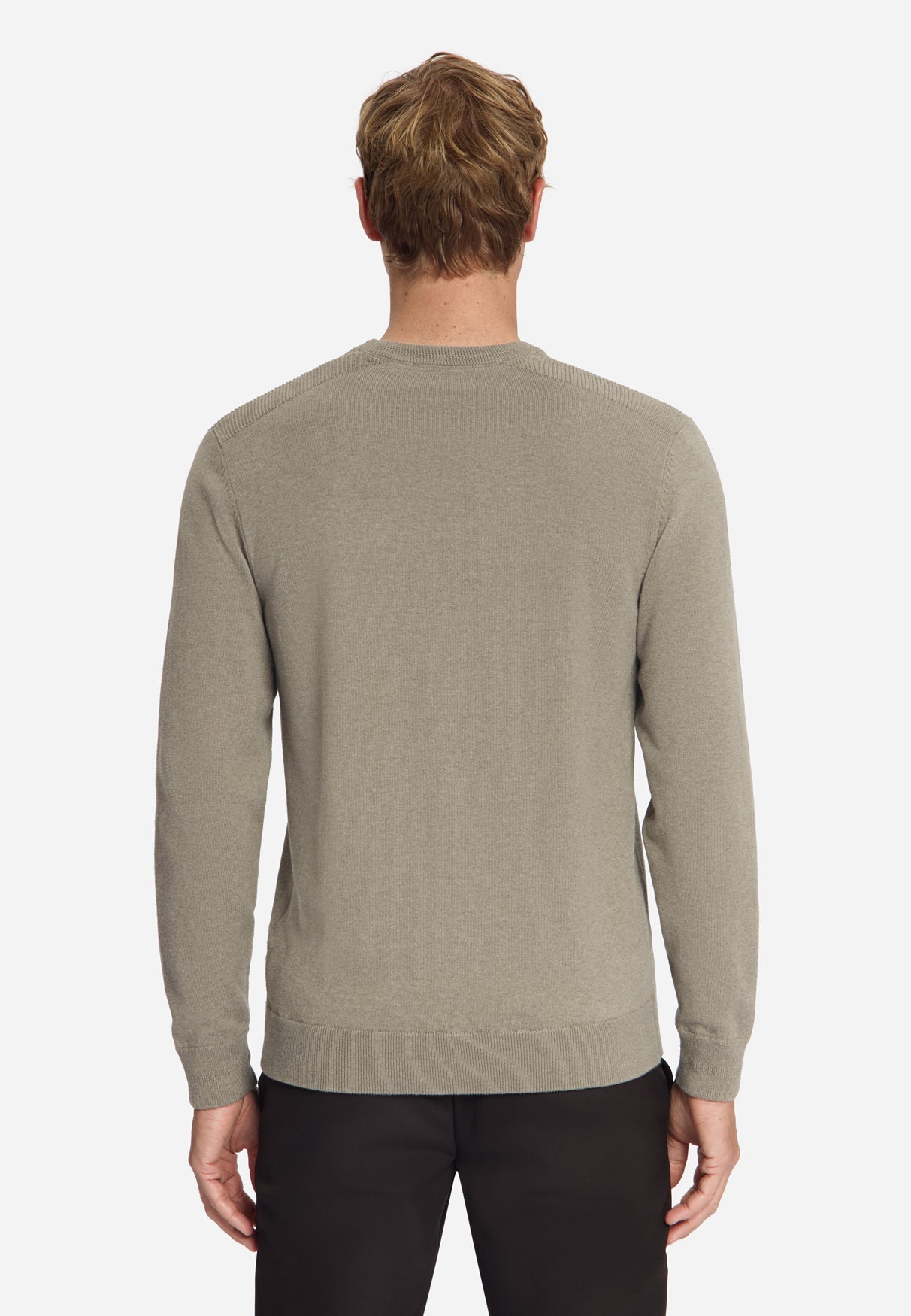 Melange jumper | Clay