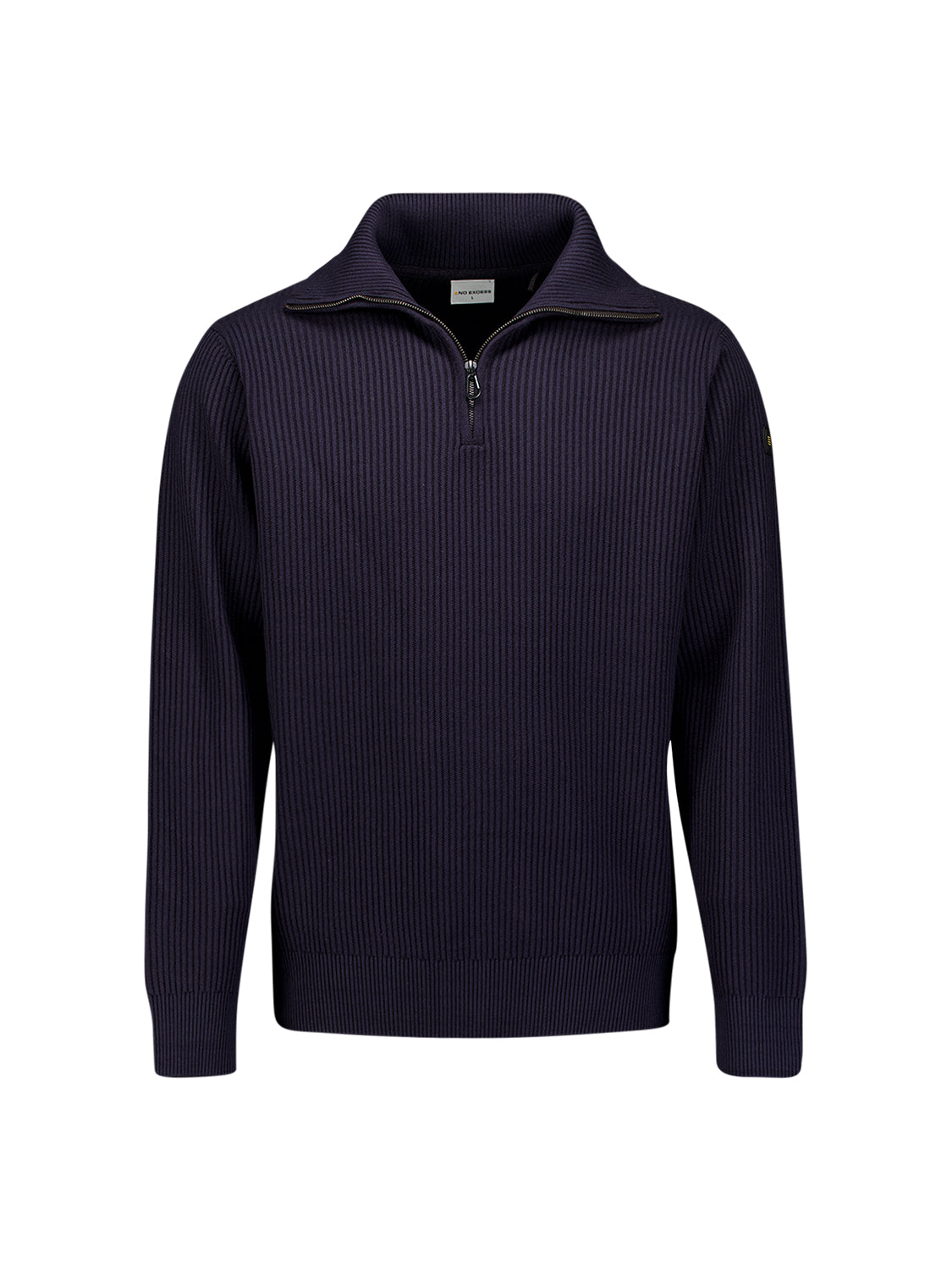 Pull côtelé à demi-zip | Dark Night