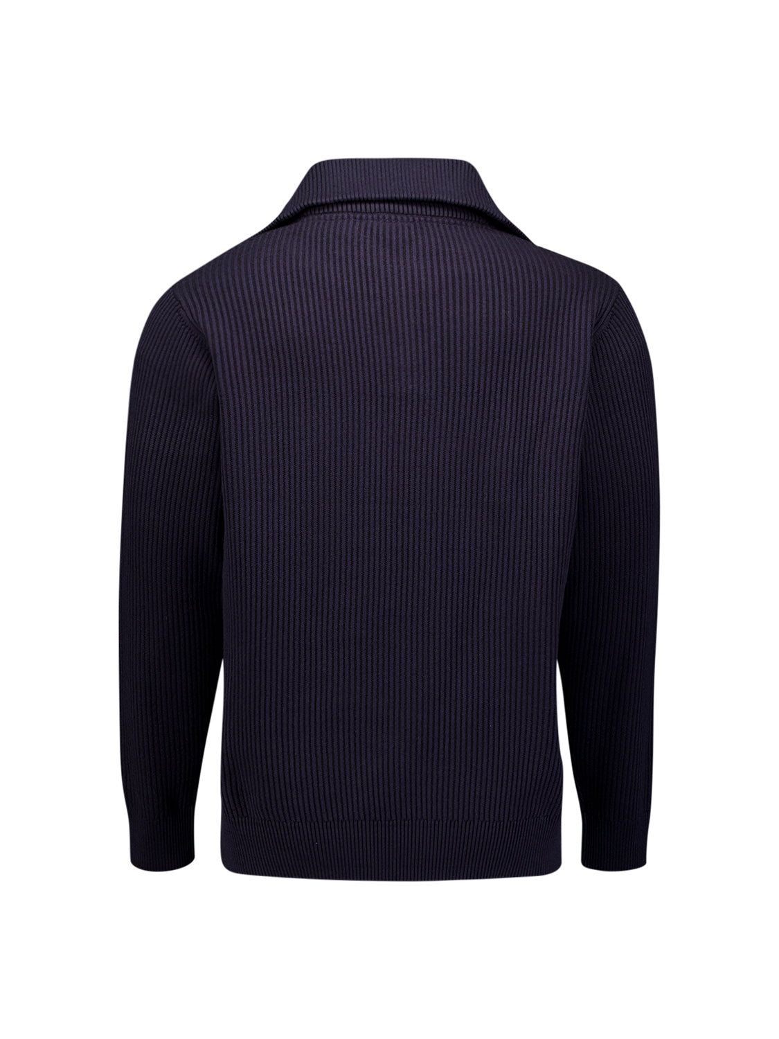 Pull côtelé à demi-zip | Dark Night