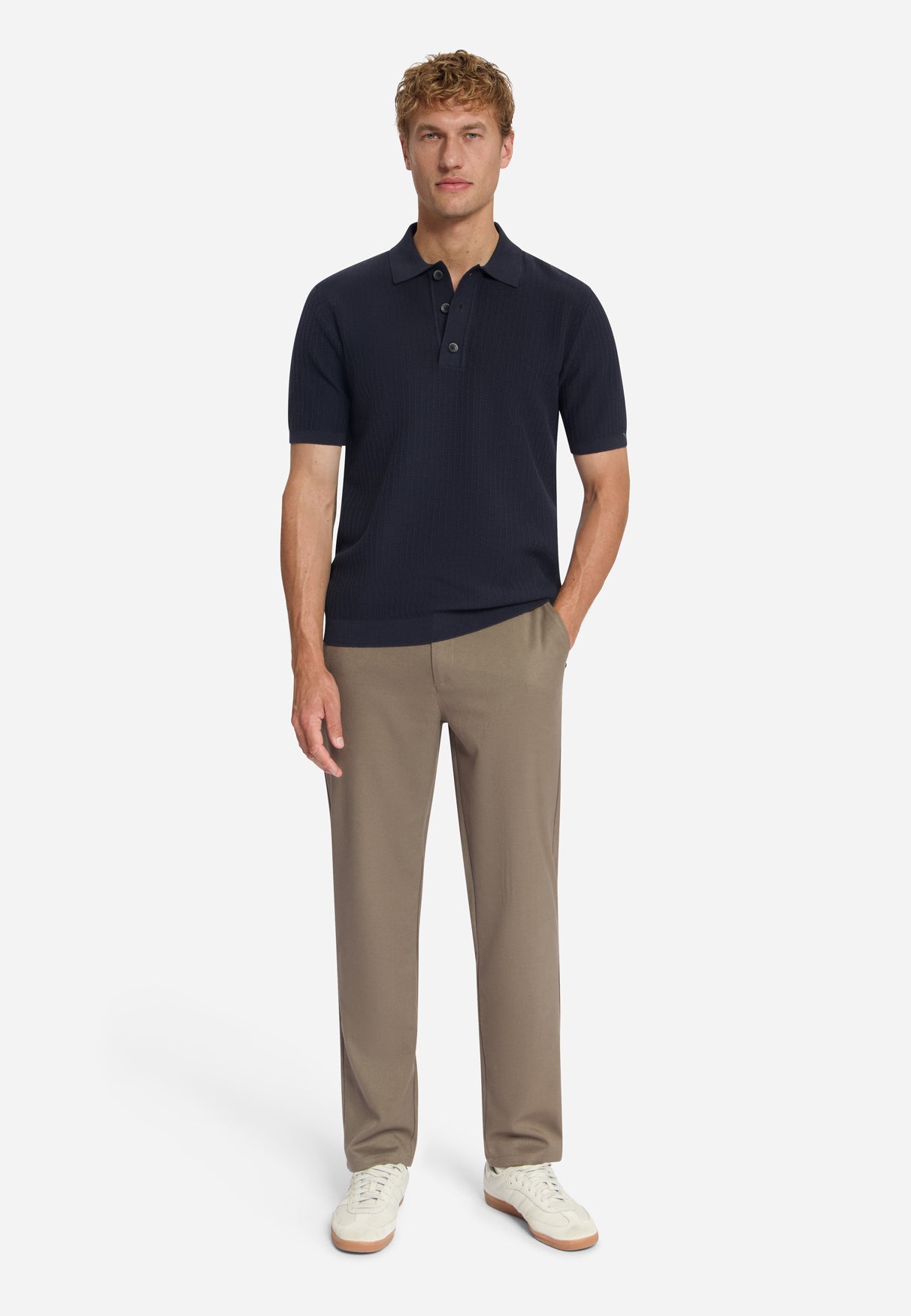 Pullover Short Sleeve Polo | Dark Night