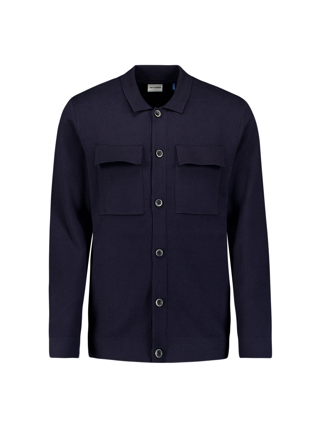 Cardigan en maille épaisse entièrement boutonné | Dark Night