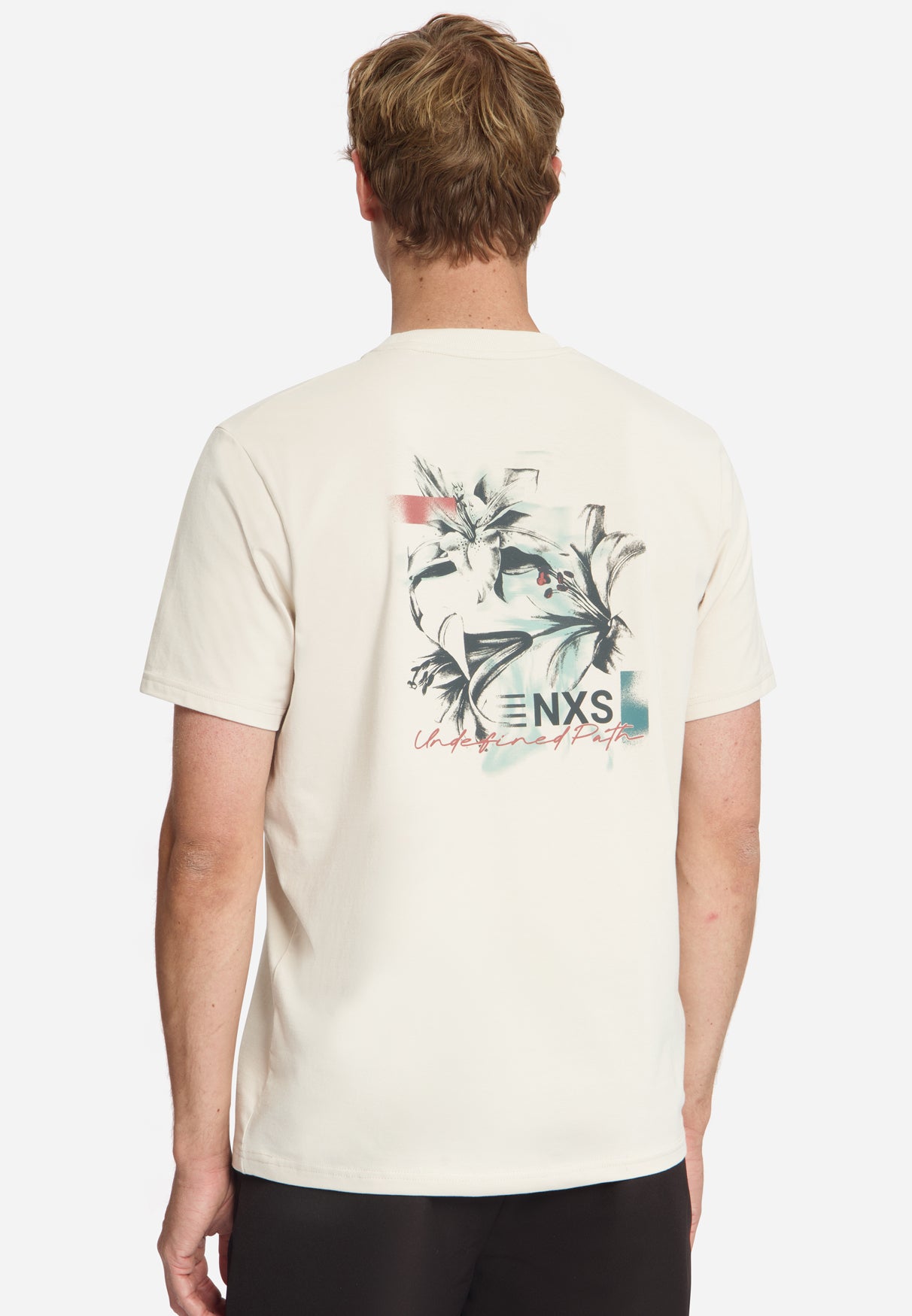 Back Print T-Shirt | Stone