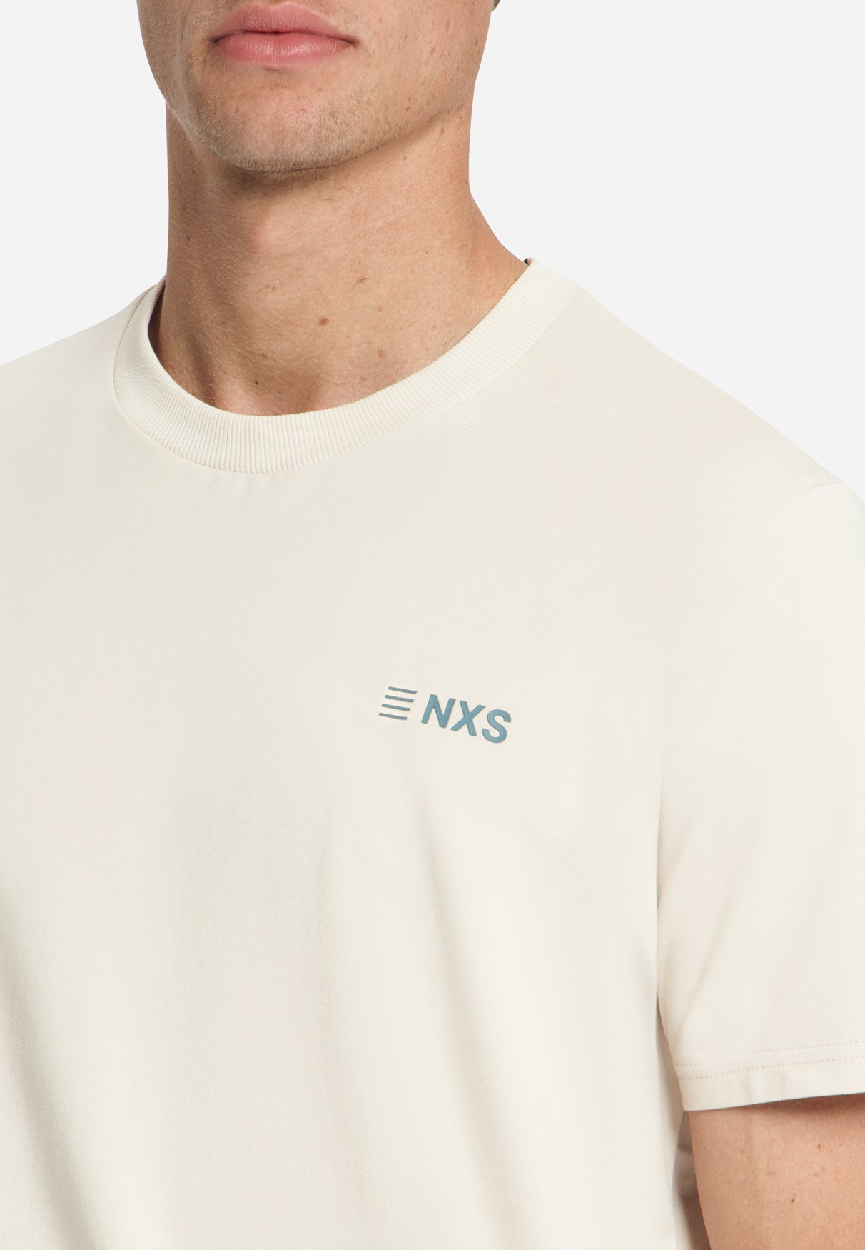 Back Print T-Shirt | Stone