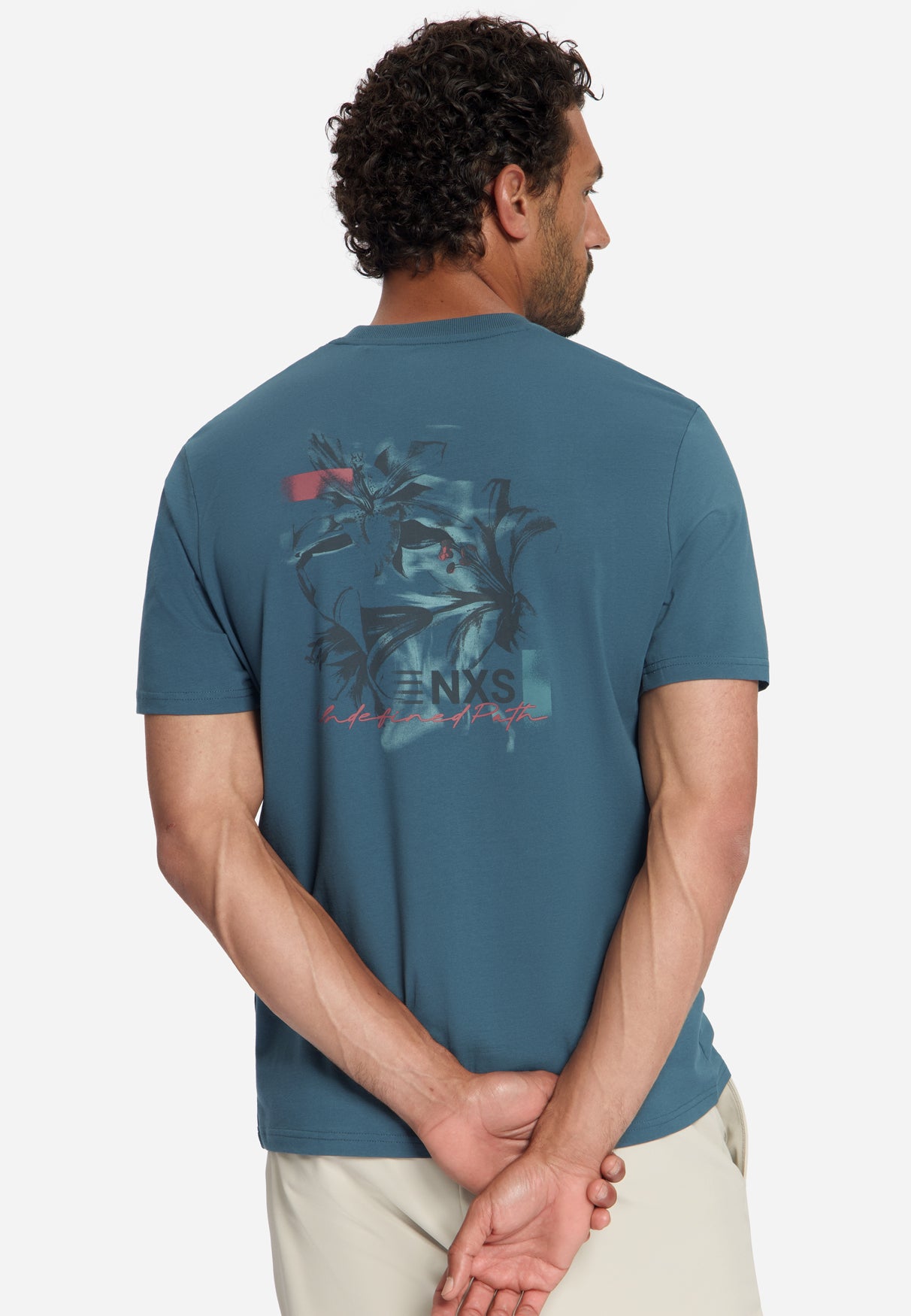 T-Shirt À Imprimé Dos | Shadow Blue