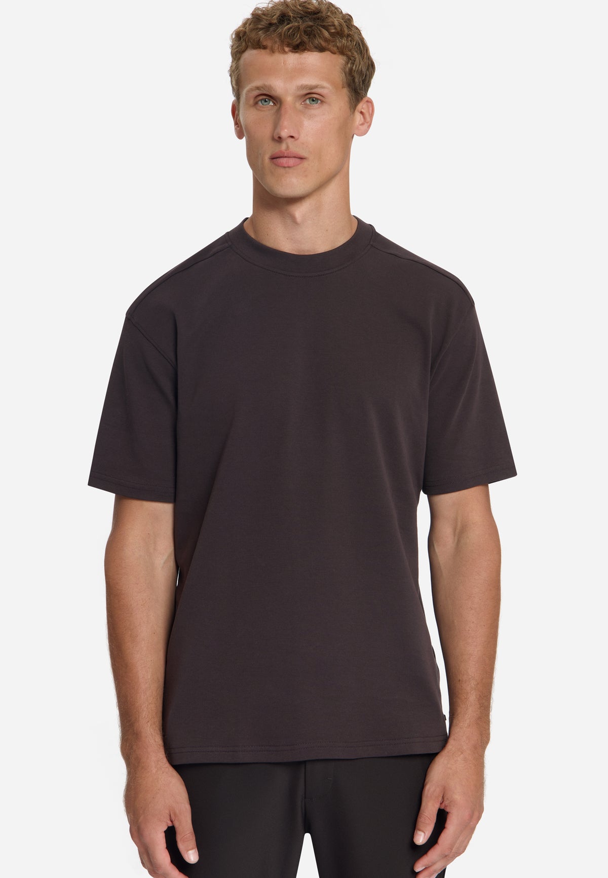 T-shirt Interlock | Dark Brown