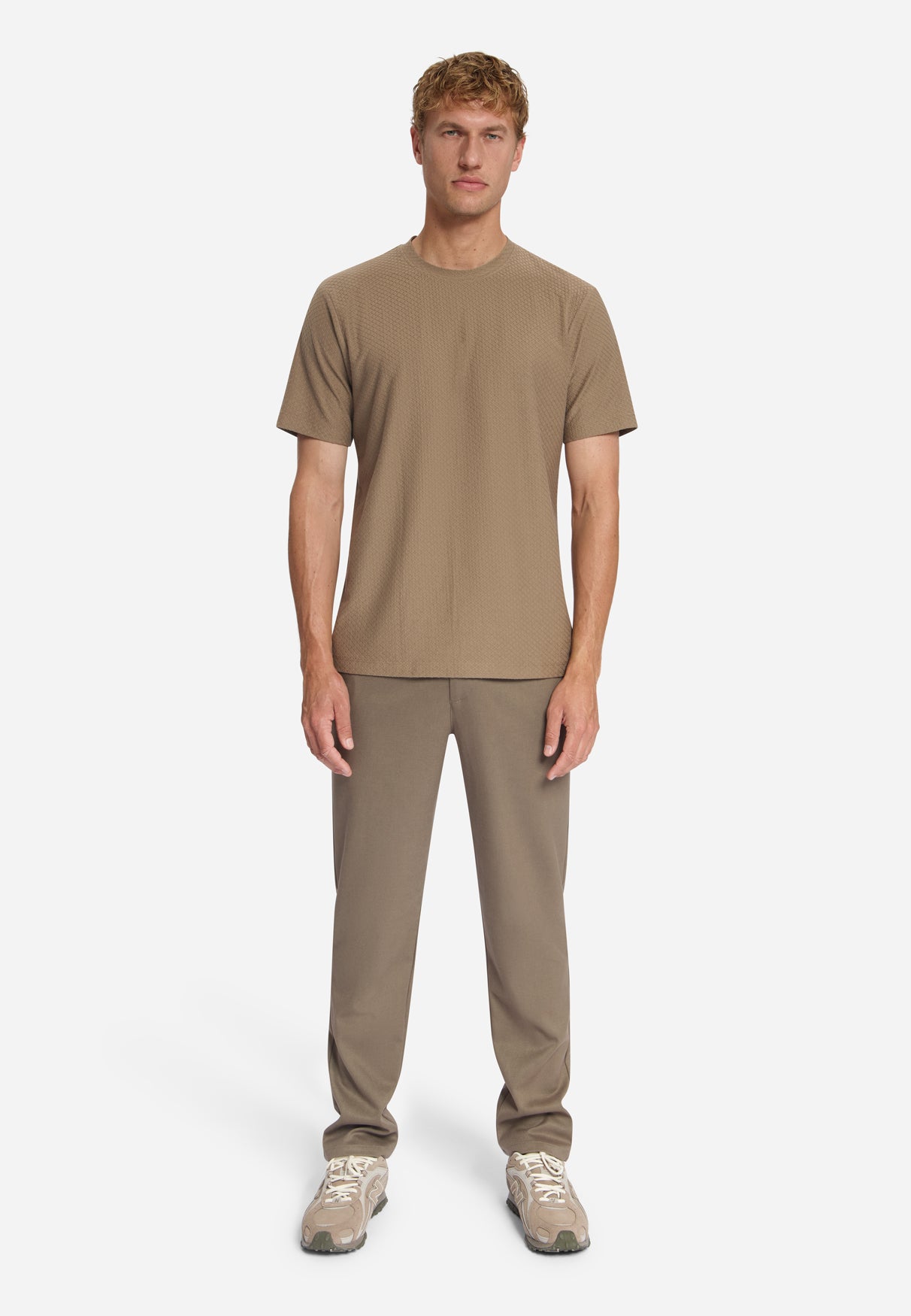 T-shirt Texturé | Light Brown