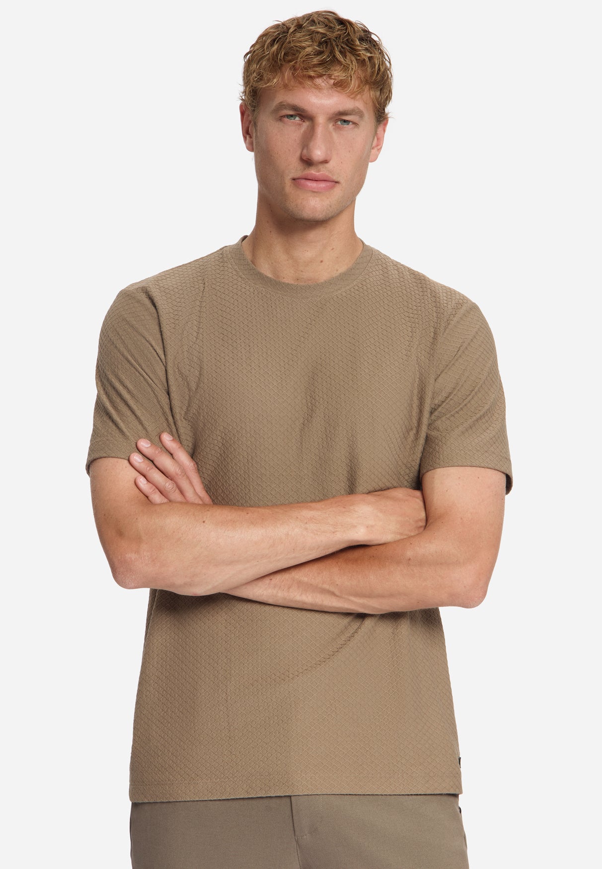 T-shirt Texturé | Light Brown