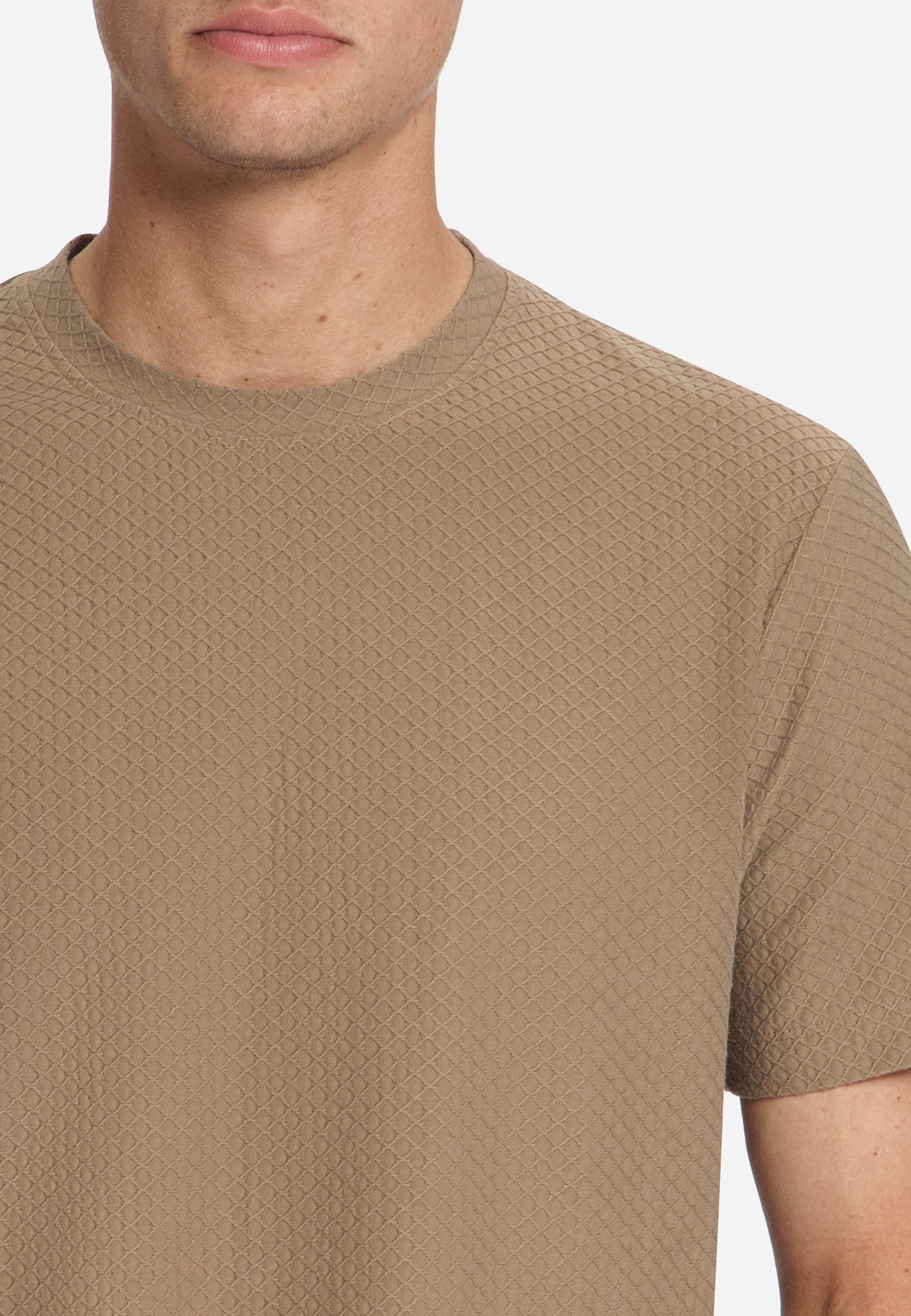 T-shirt Texturé | Light Brown