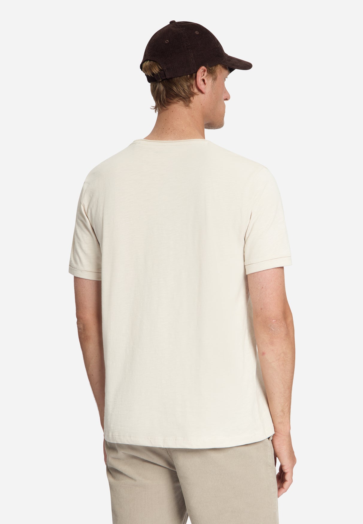 T-shirt Slub en Coton | Stone
