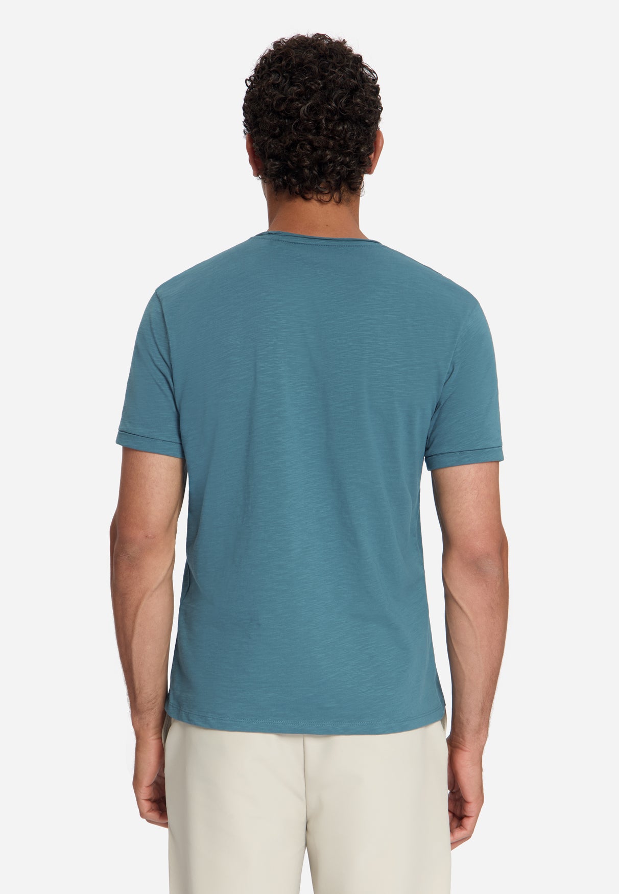Cotton Slub T-Shirt | Shadow Blue
