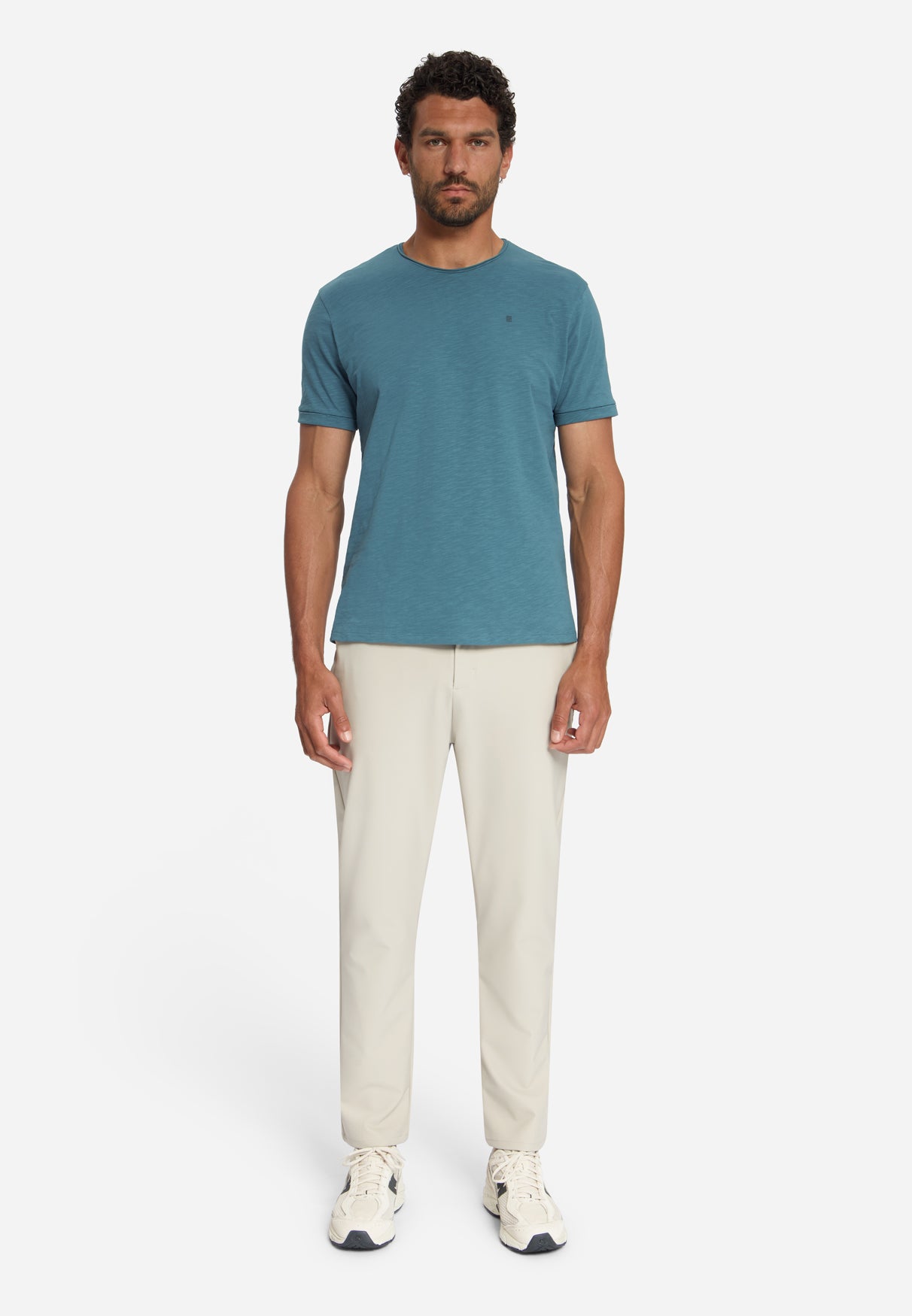 Cotton Slub T-Shirt | Shadow Blue