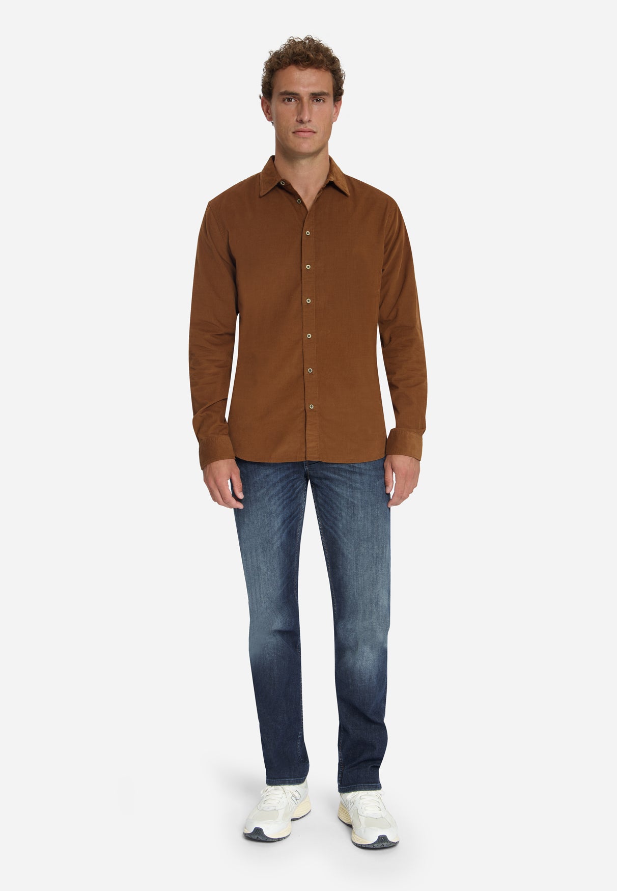 Corduroy Shirt | Caramel