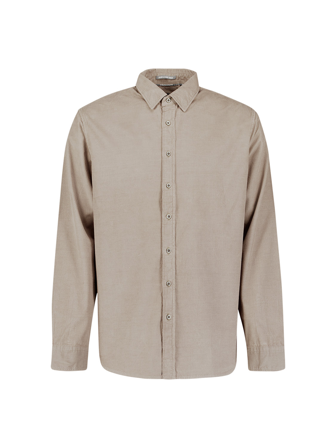 Chemise en velours côtelé fin | Cement
