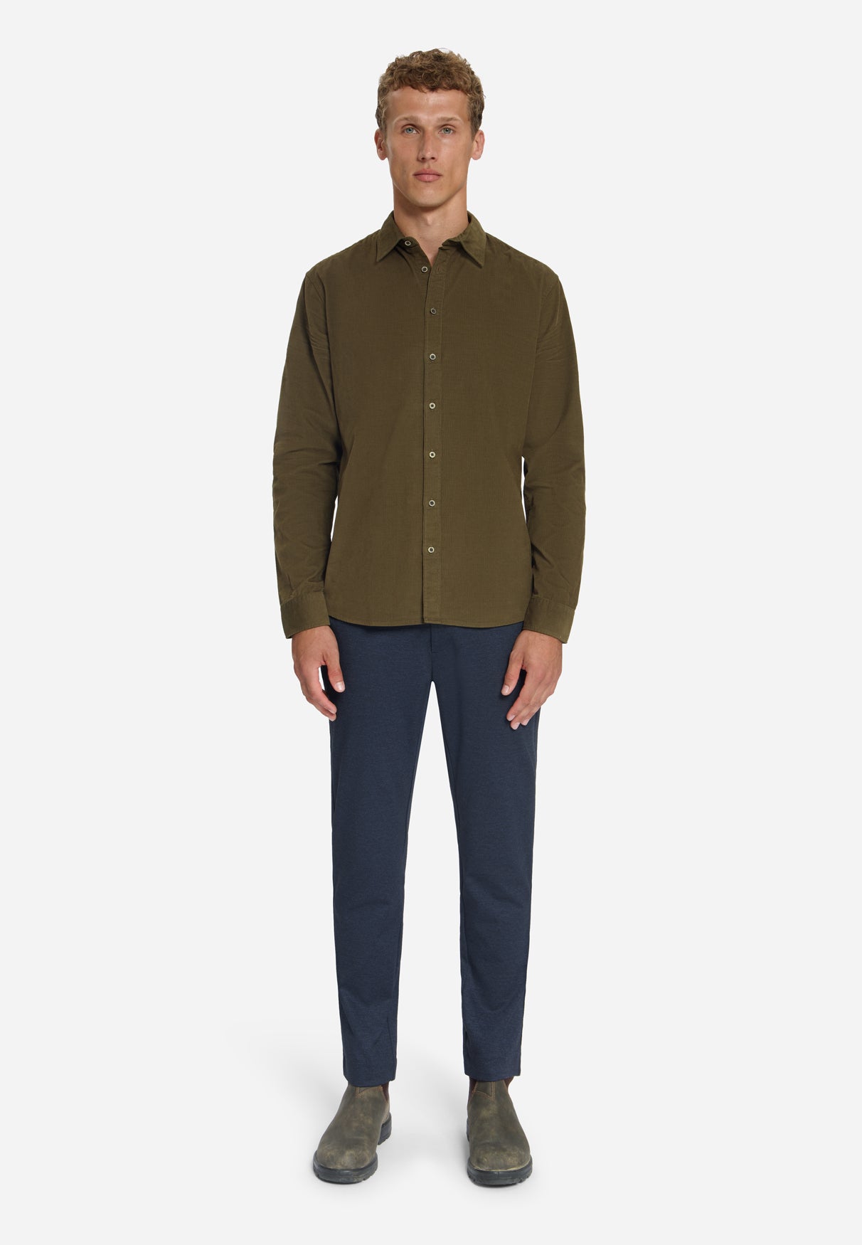 Corduroy Shirt | Moss