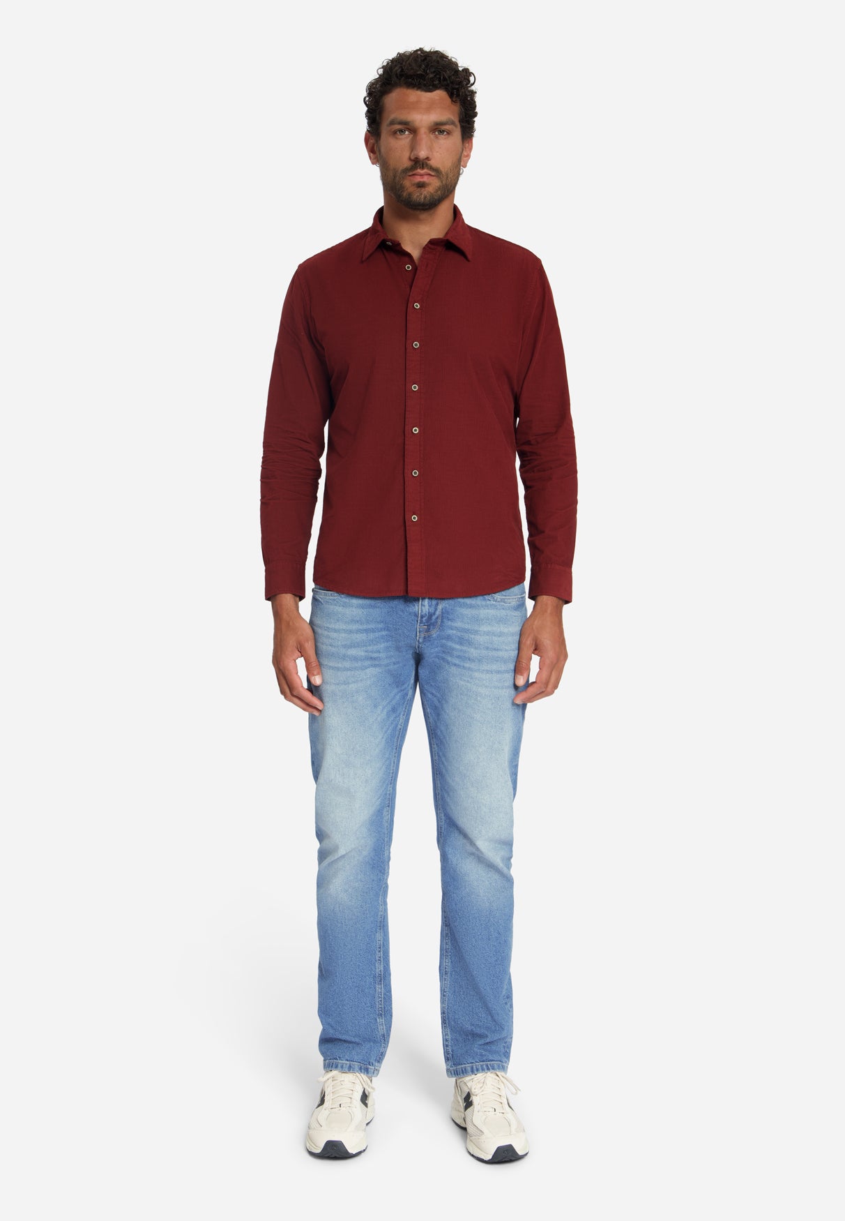 Chemise en velours côtelé fin | Cayenne