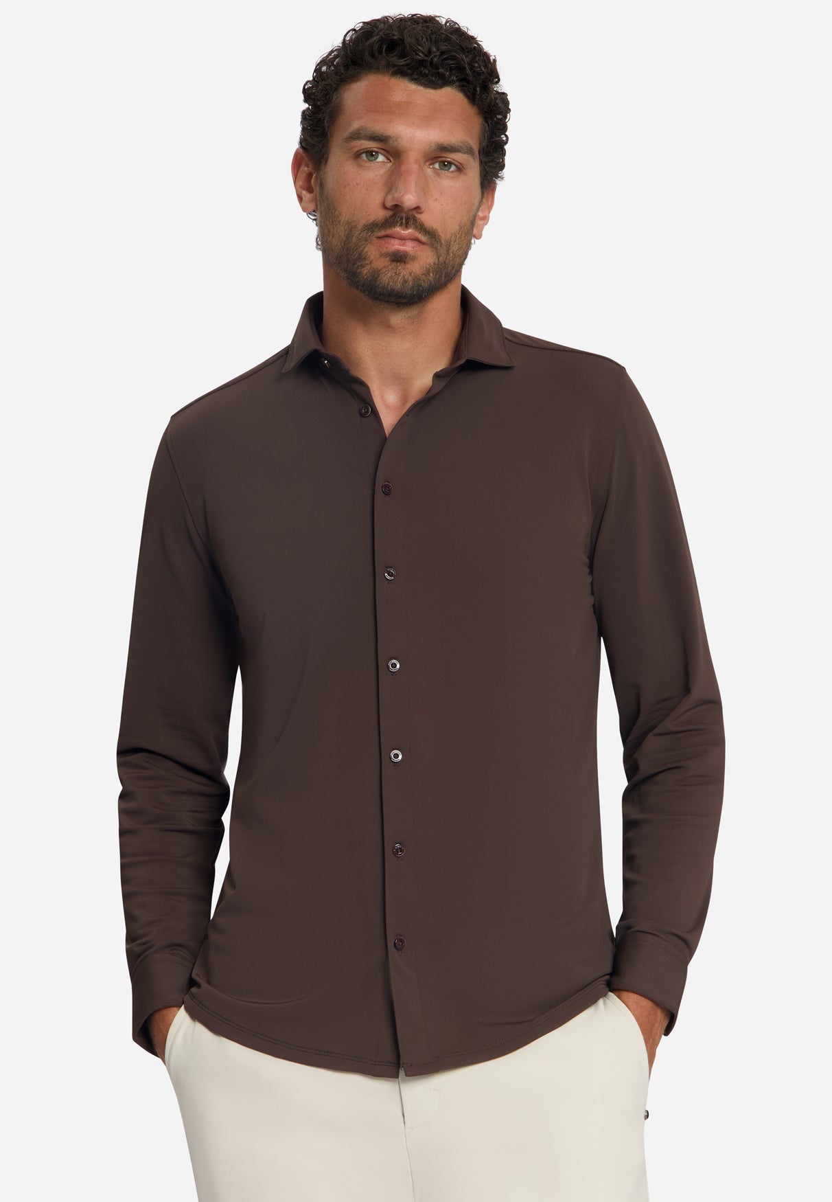 Sedoc Travel Shirt | Dark Brown