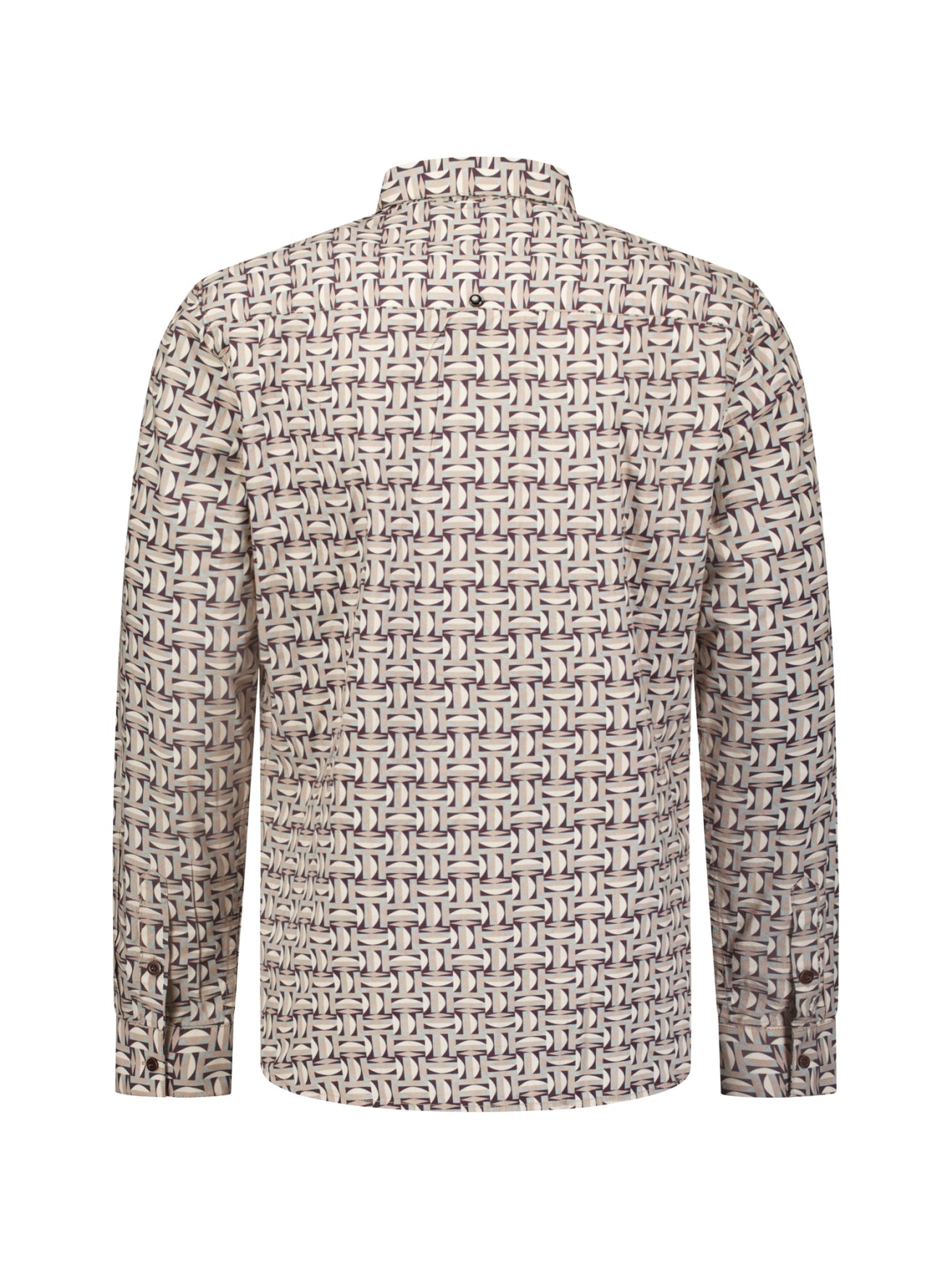Allover Print Shirt | Stone