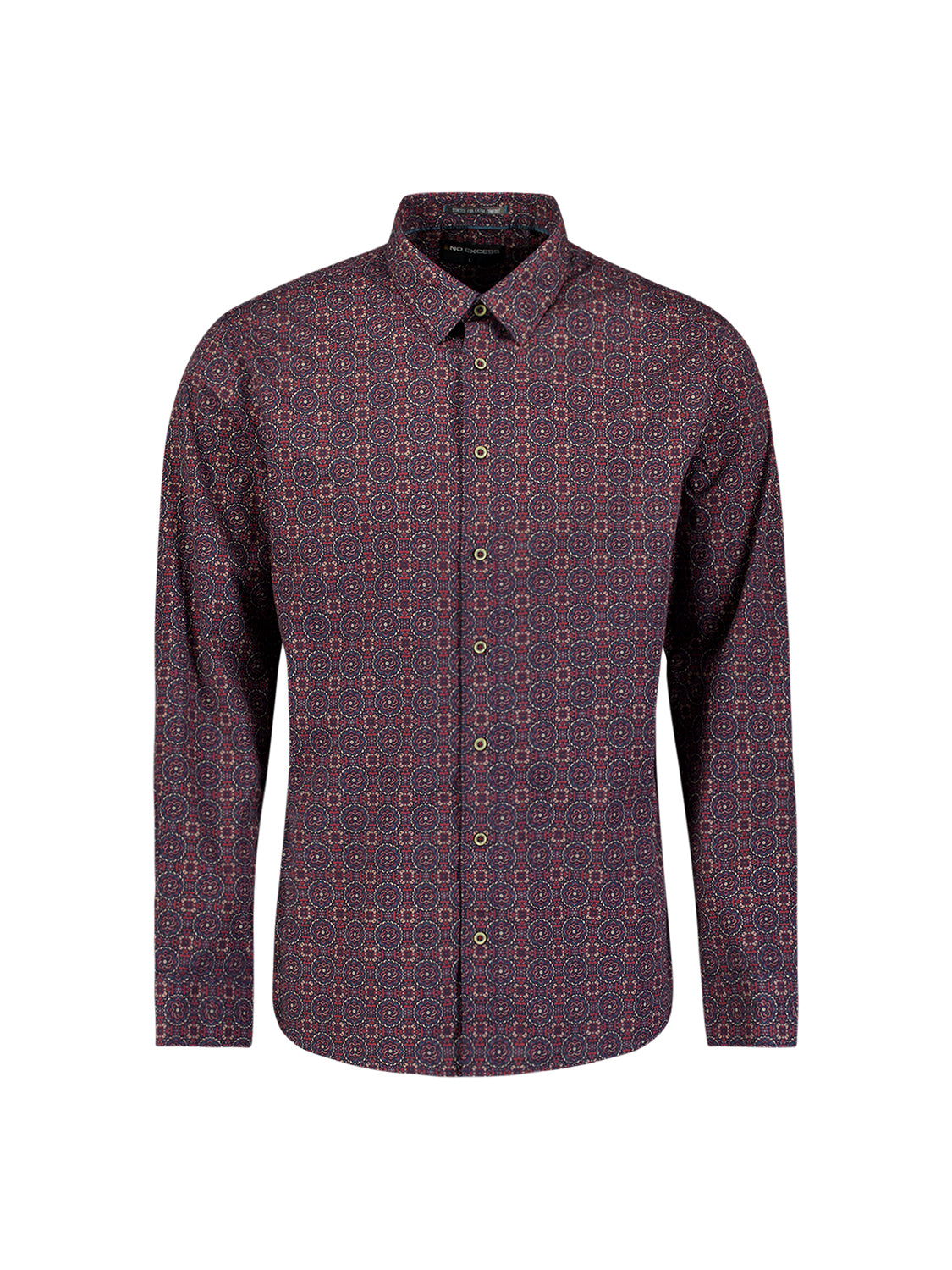 Chemise Stretch à Motif Géométrique | Cayenne