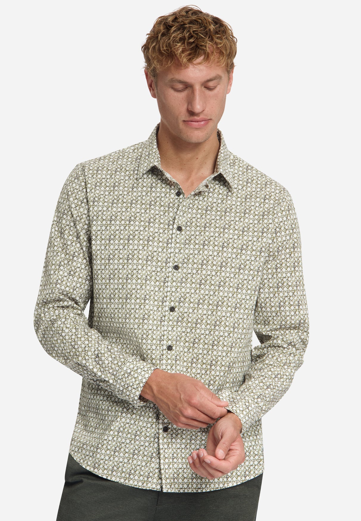 Chemise Stretch Imprimée | Moss