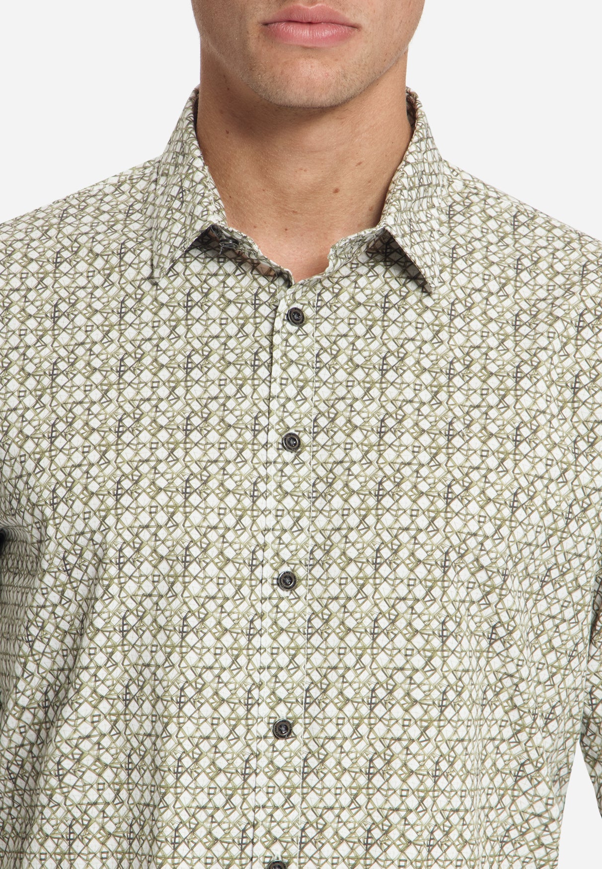 Chemise Stretch Imprimée | Moss
